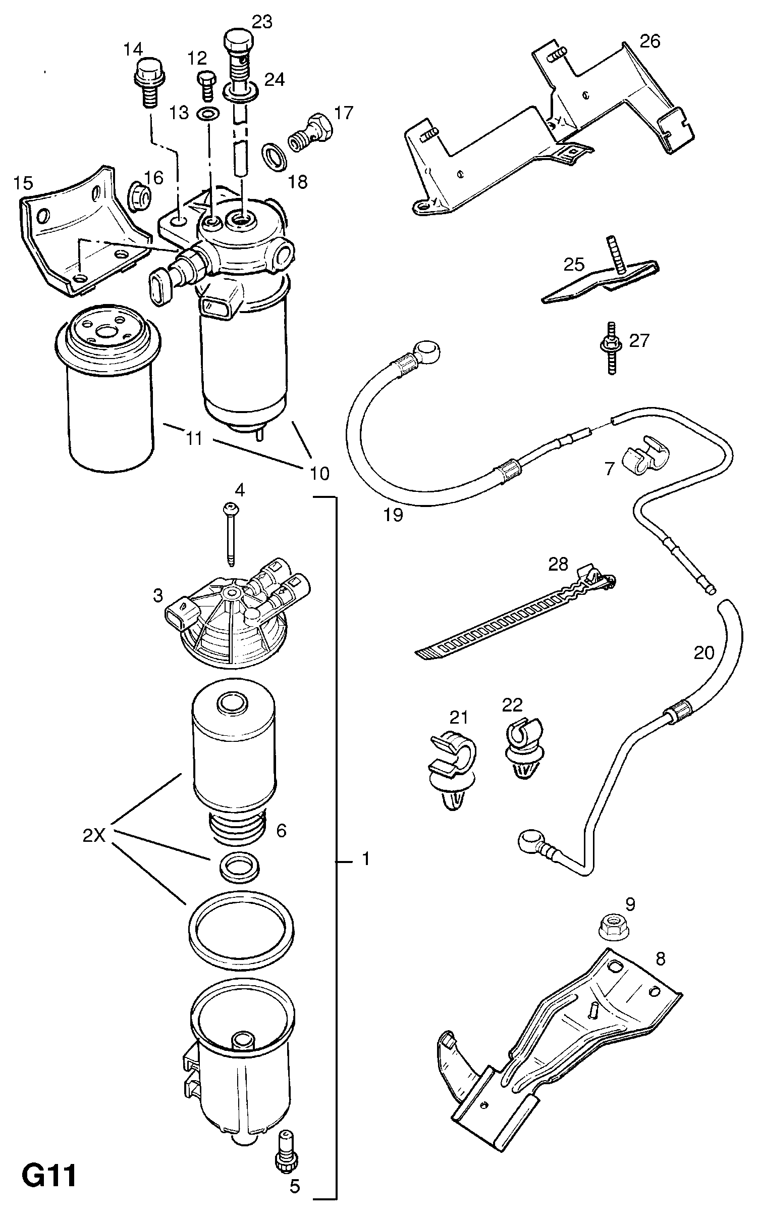 Vauxhall 813565 - Горивен филтър vvparts.bg