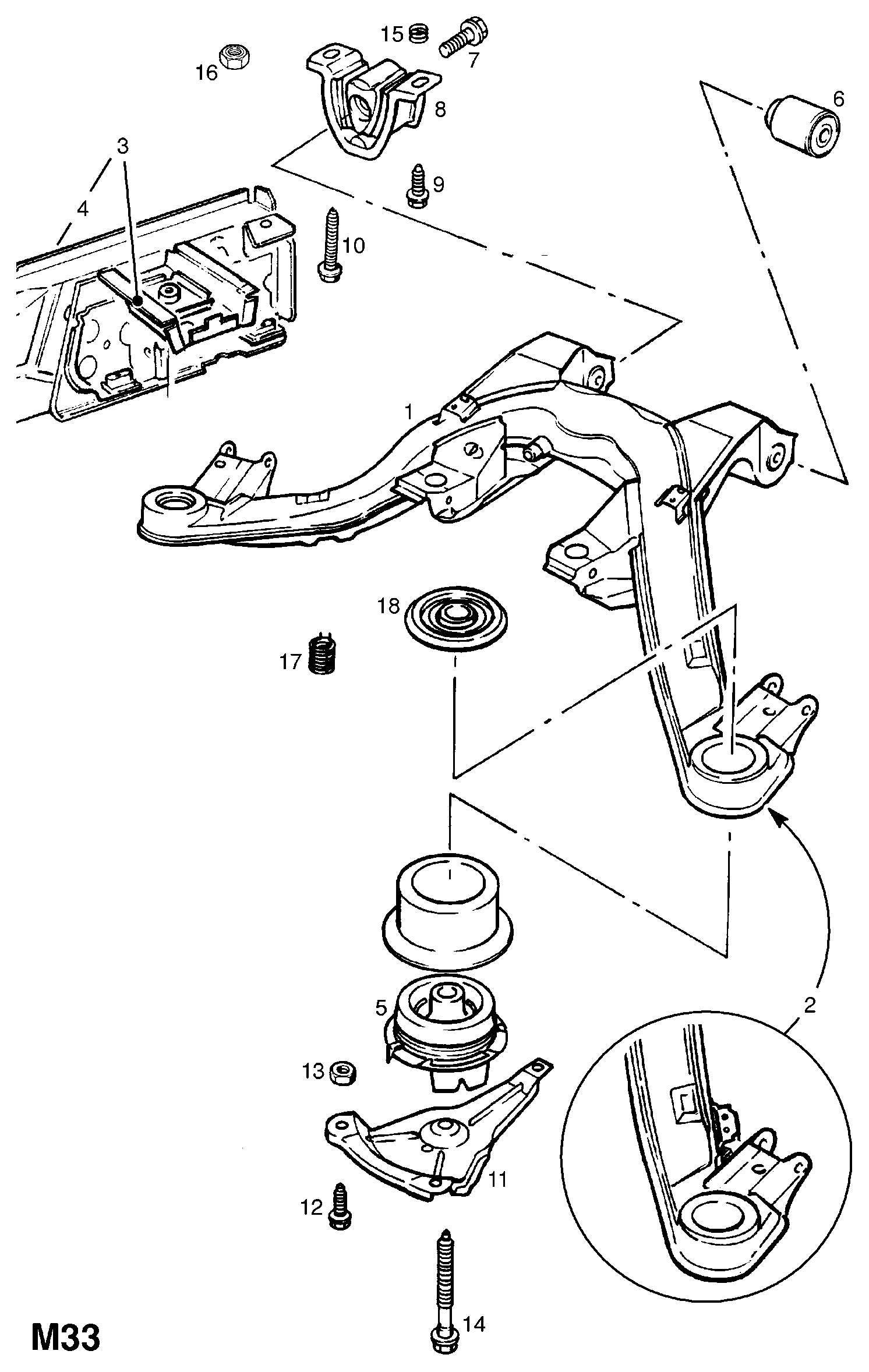 Vauxhall 4 02 942 - Тампон, носач vvparts.bg