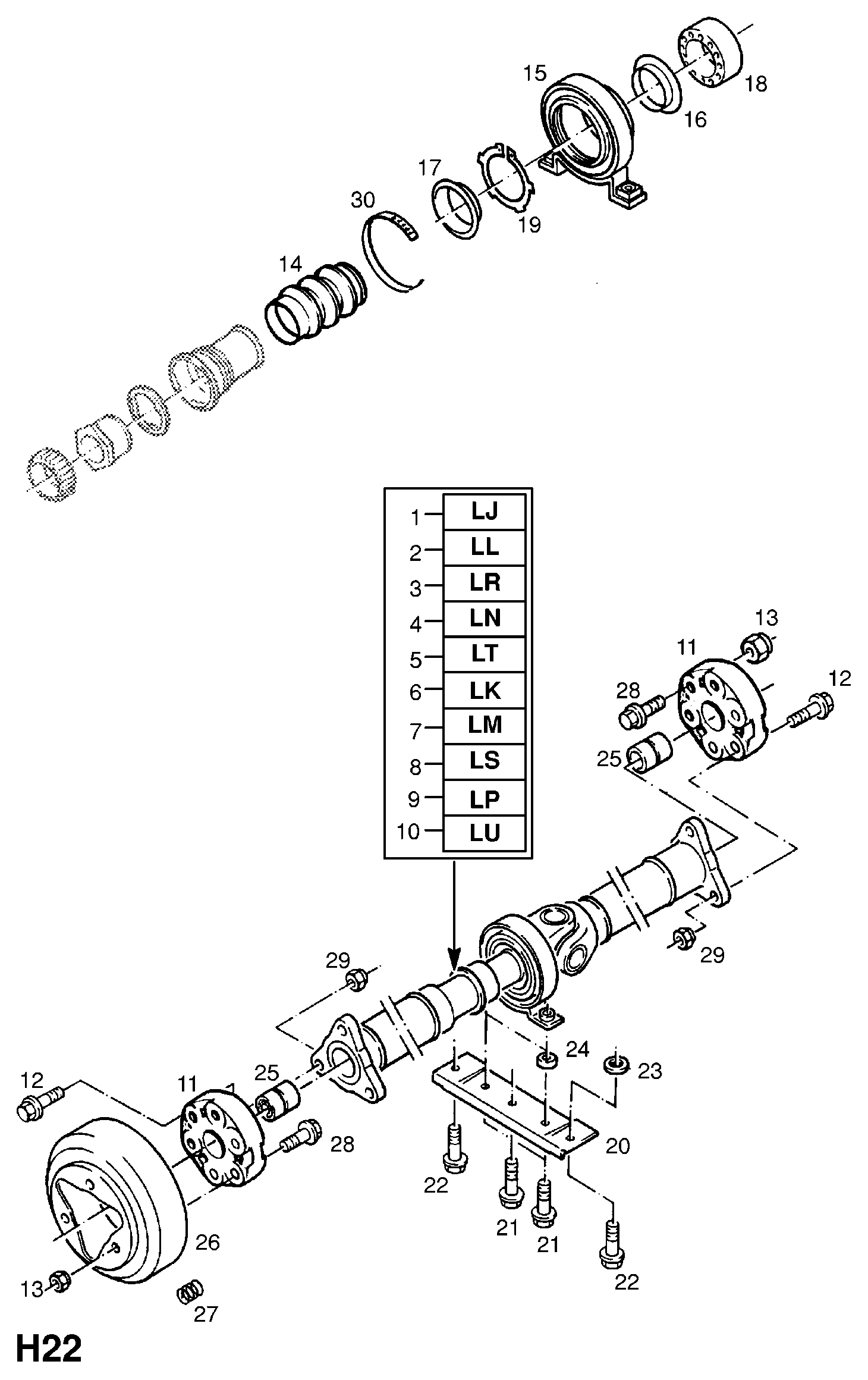 BMW 458364 - Шарнирно съединение, карданен вал vvparts.bg