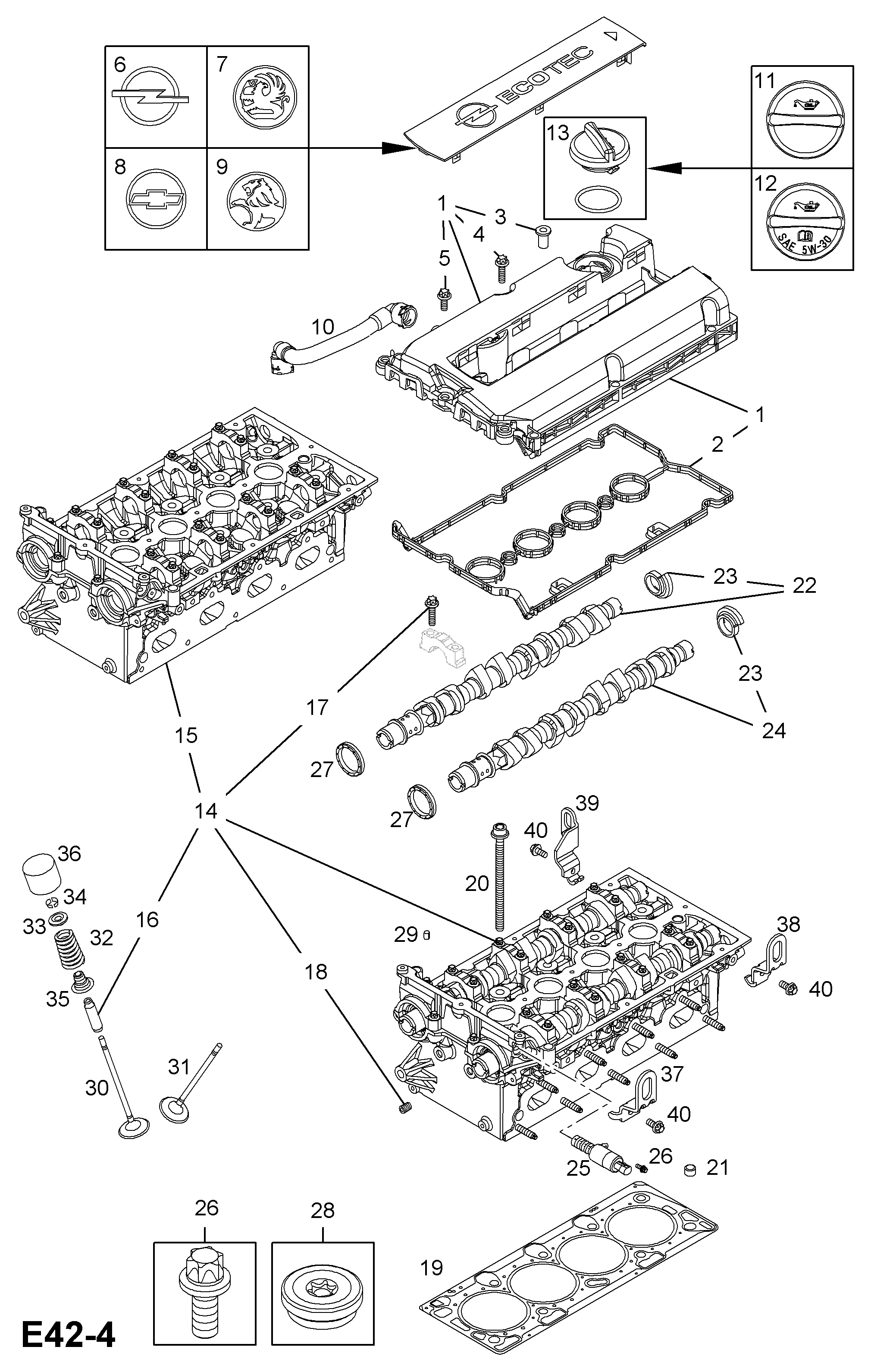 Vauxhall 62 35 597 - Управляващ клапан, регулиране на разпределителния вал vvparts.bg