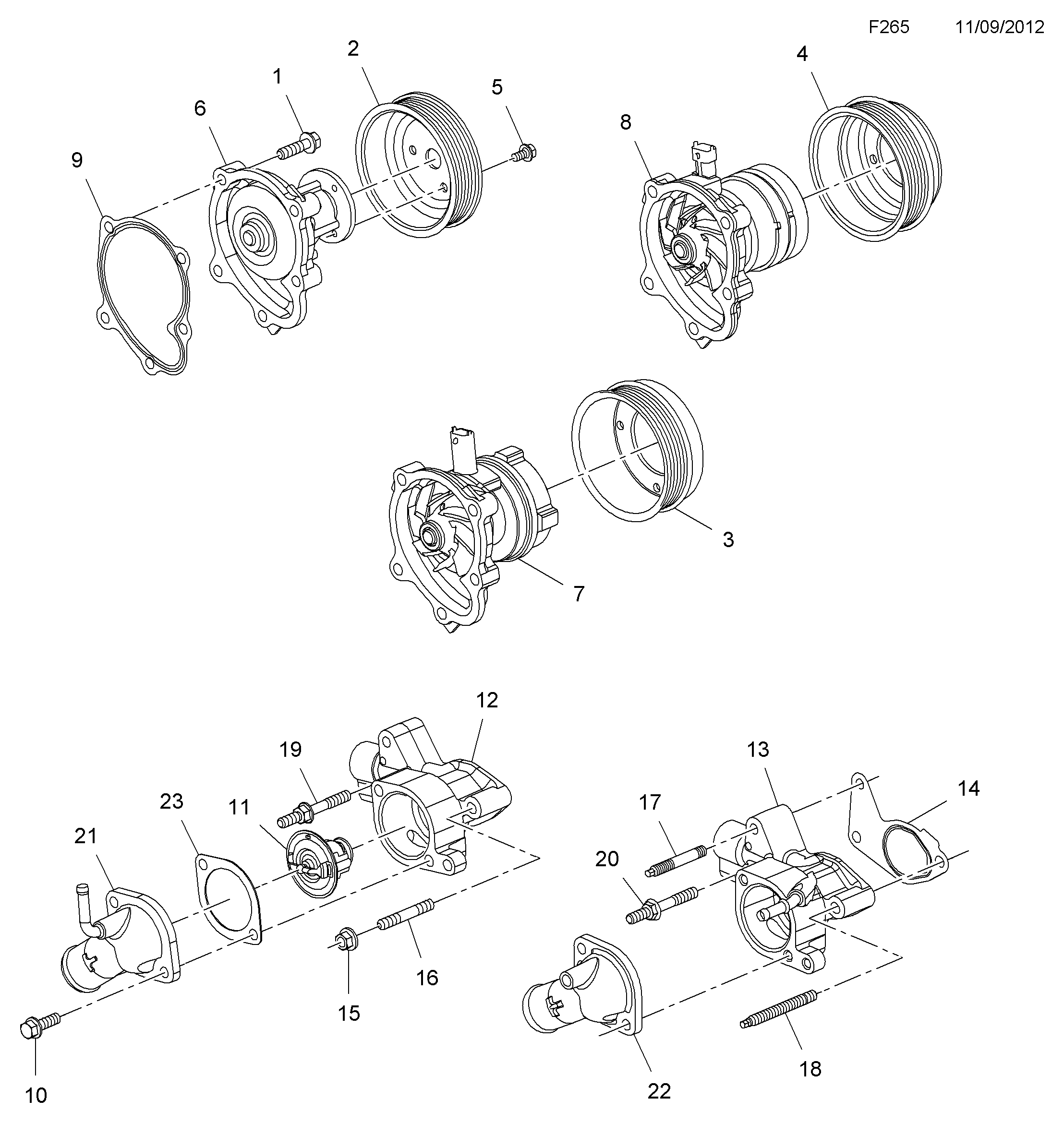 FORD 1338276 - THERMOSTAT vvparts.bg