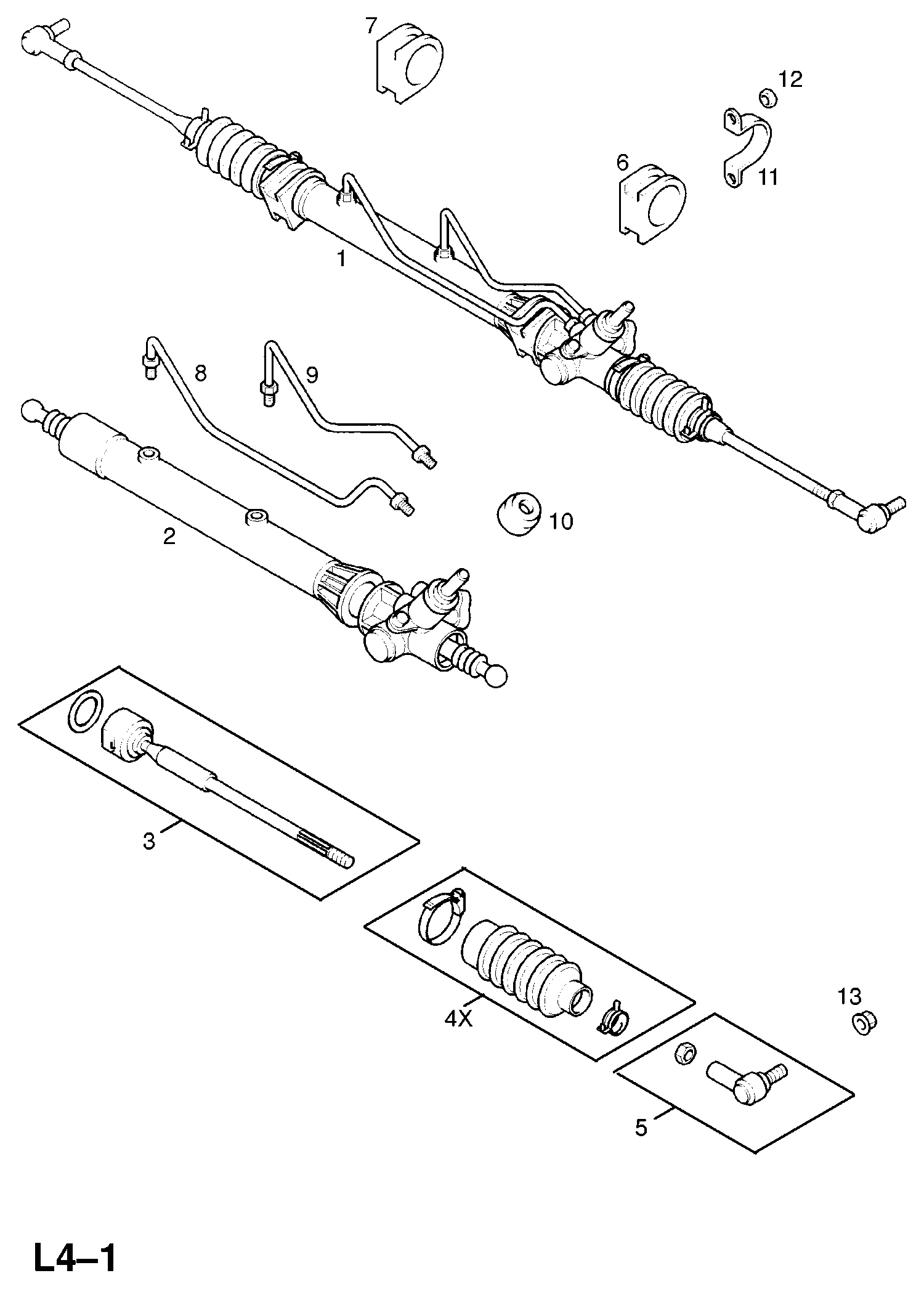 Opel 9 00 907 - Накрайник на напречна кормилна щанга vvparts.bg