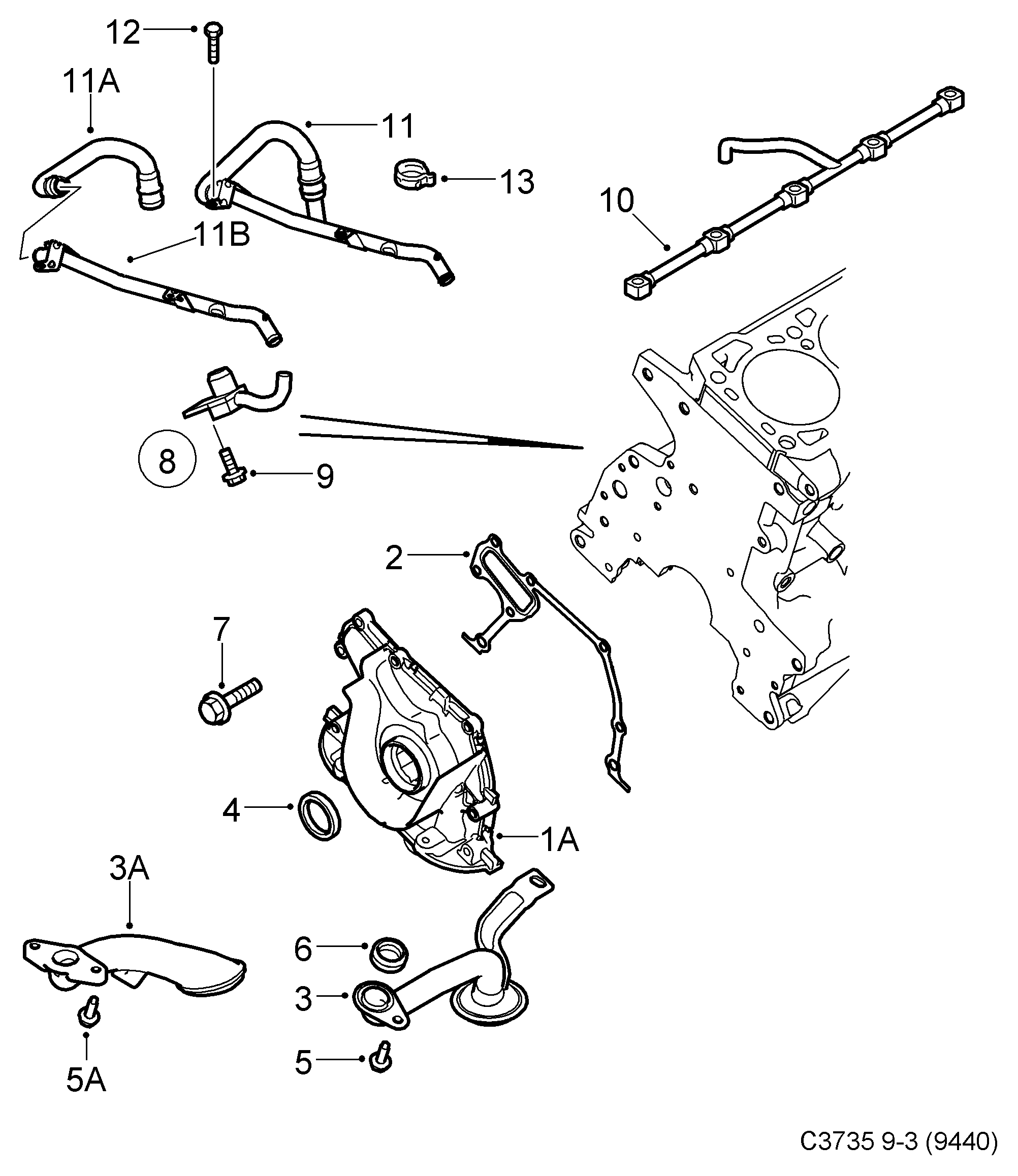 Chevrolet 93179333 - Комплект ангренажна верига vvparts.bg