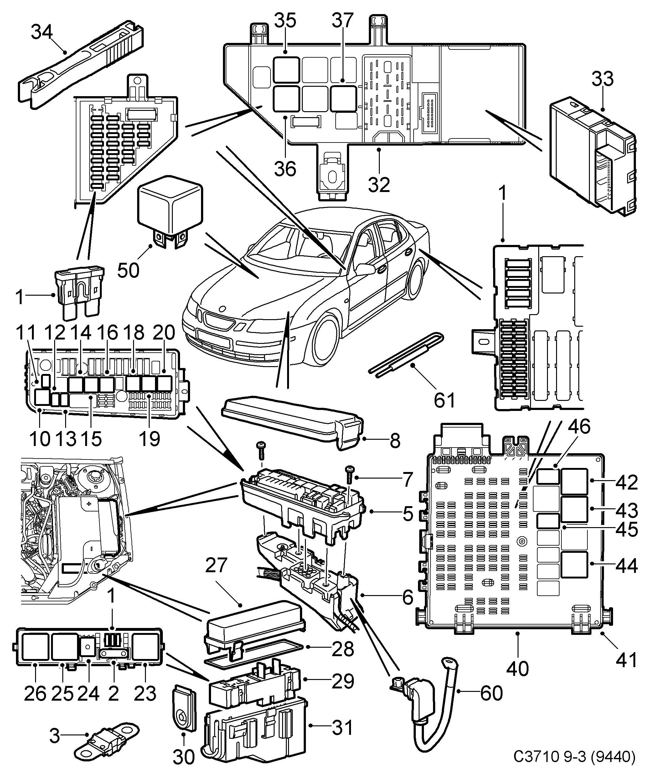 Cadillac 93172269 - Реле, перка за радиатор vvparts.bg