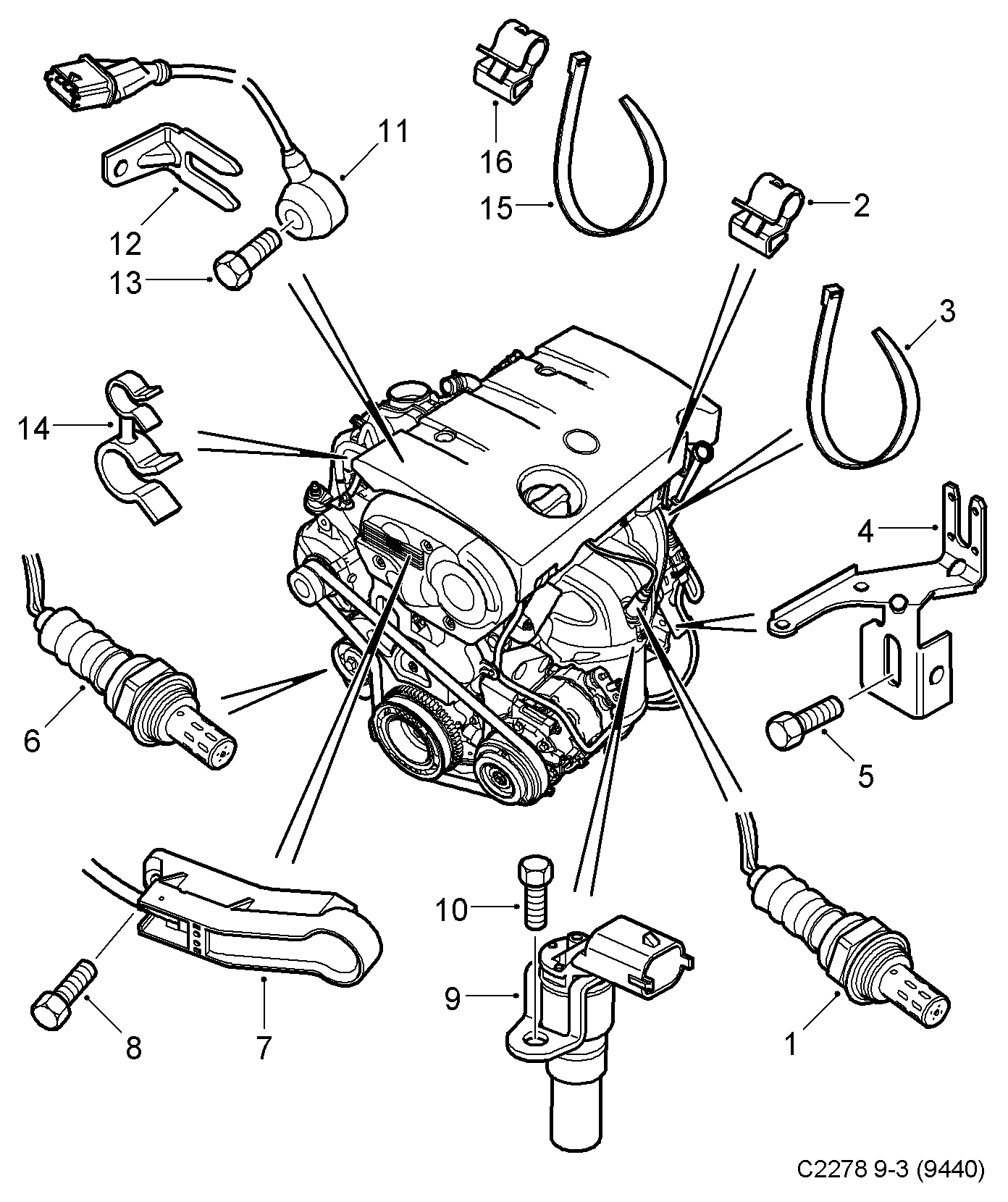 DAEWOO 9158718 - Ламбда-сонда vvparts.bg