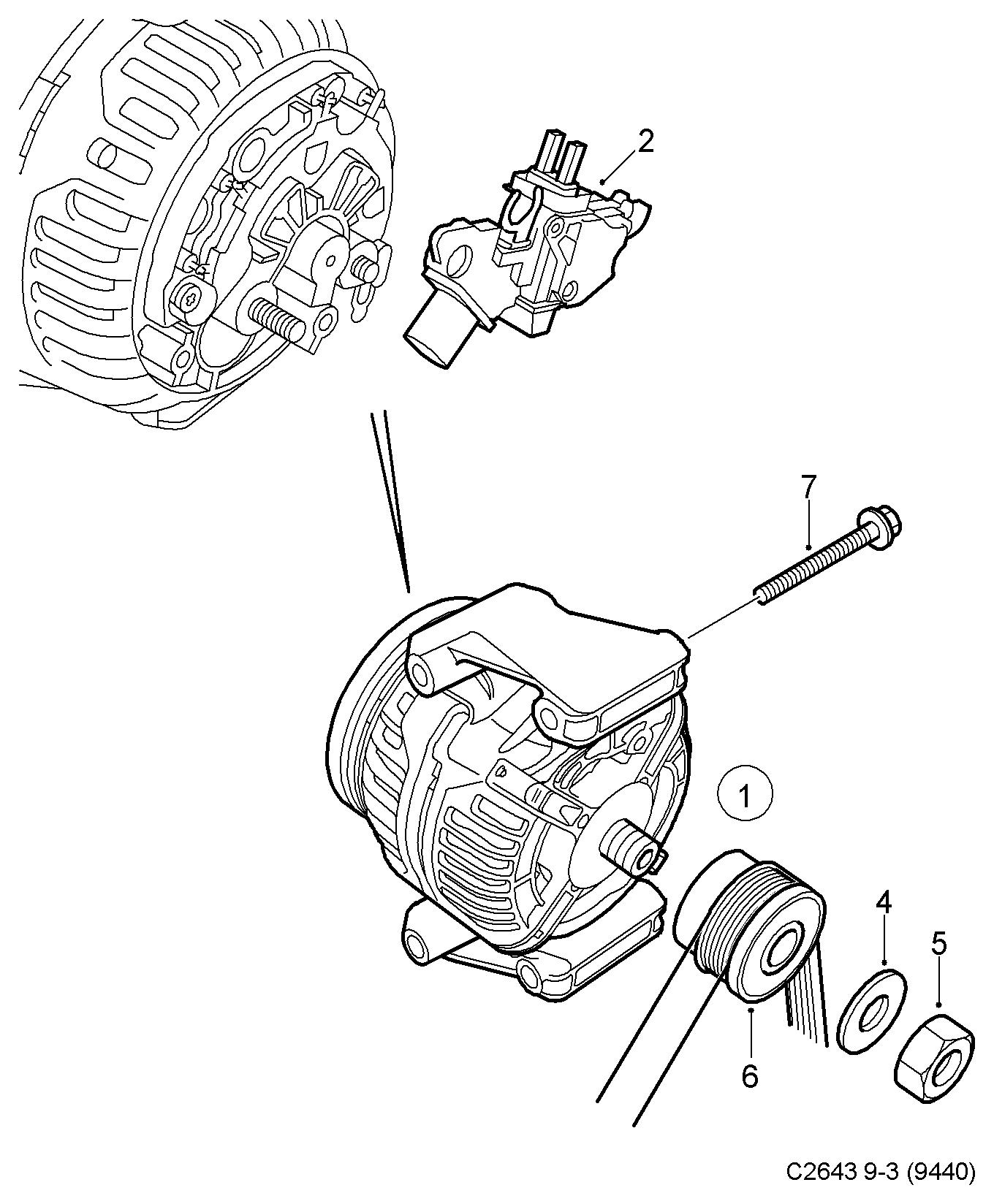 Opel 12793278 - Регулатор на генератор vvparts.bg