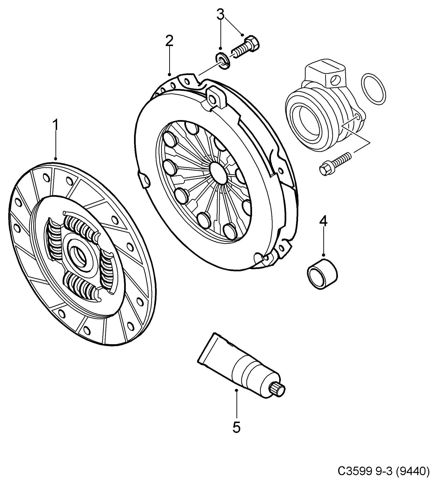 Opel 93180648 - Диск на съединителя vvparts.bg