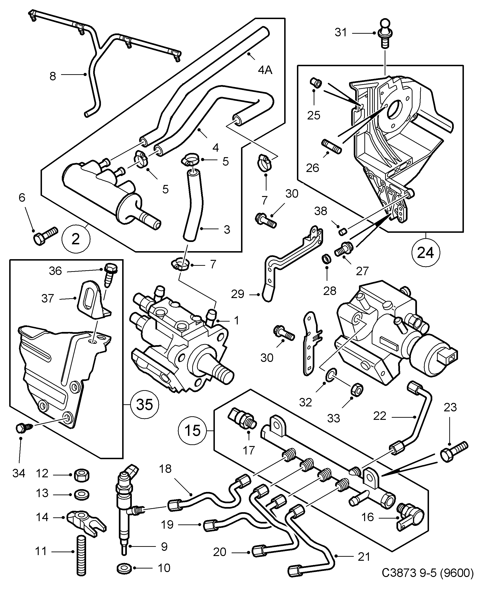 Alfa Romeo 55198218 - Комплект дюза с държач vvparts.bg