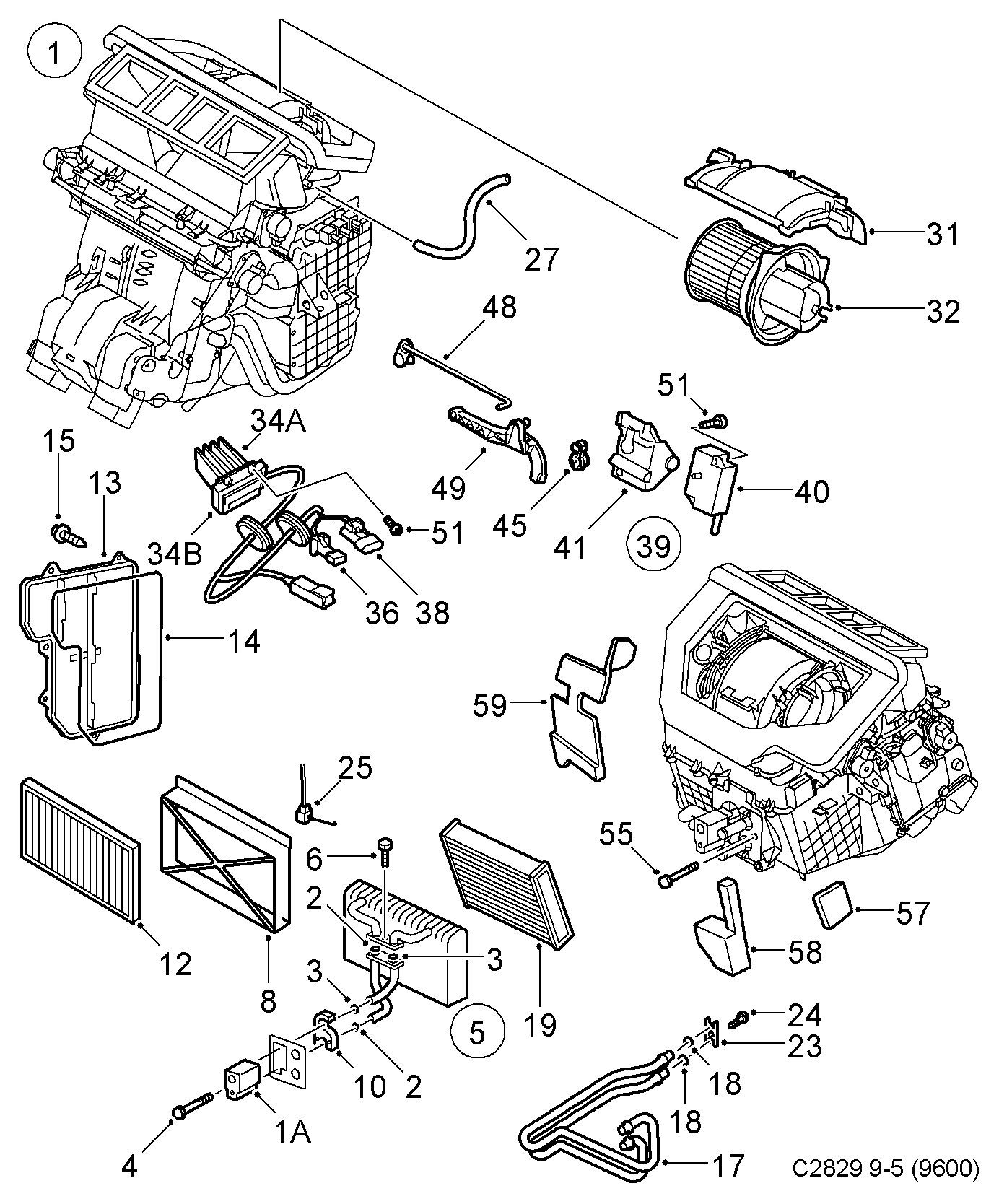 Opel 5045836 - Топлообменник, отопление на вътрешното пространство vvparts.bg