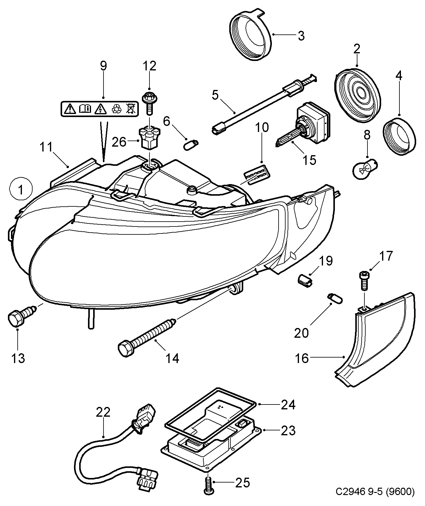 Chevrolet 93190471 - Крушка с нагреваема жичка, осветление на уредите vvparts.bg