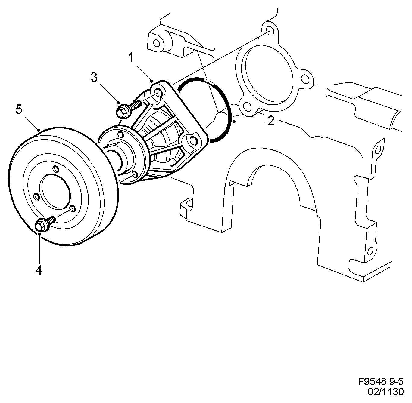 Vauxhall 47 70 970 - Водна помпа vvparts.bg