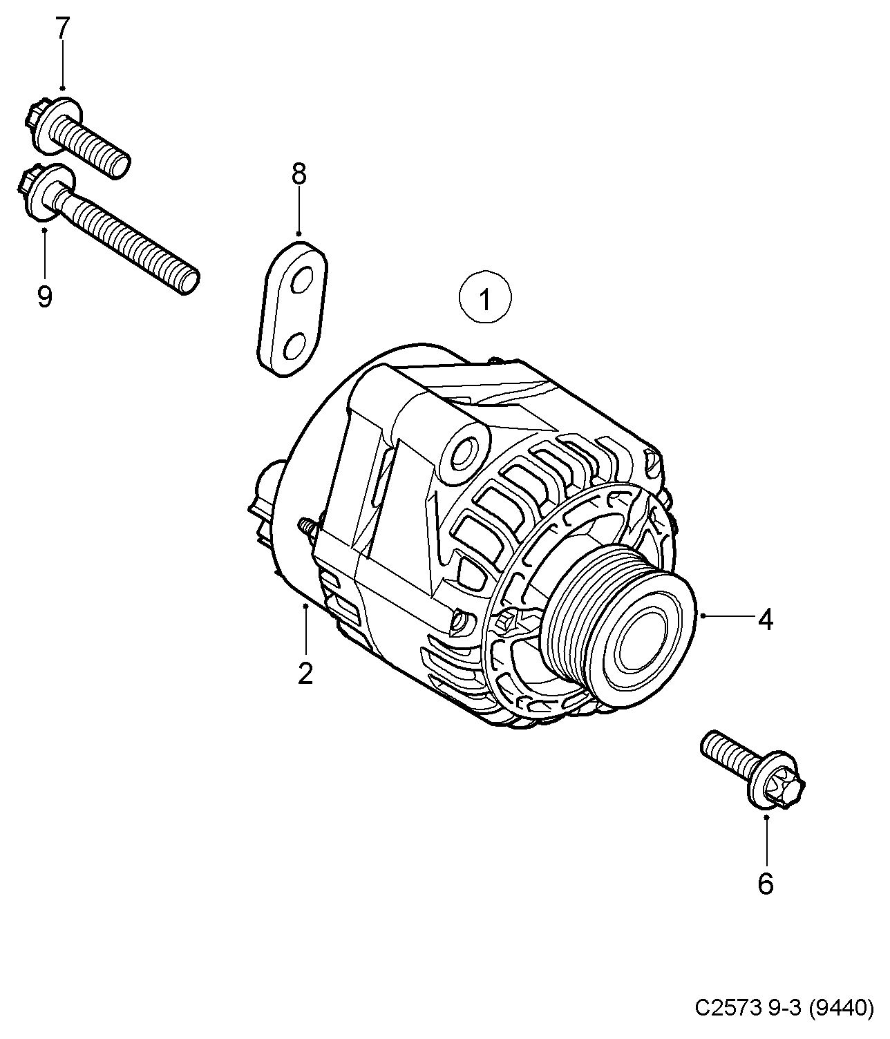 Cadillac 13308508 - Генератор vvparts.bg