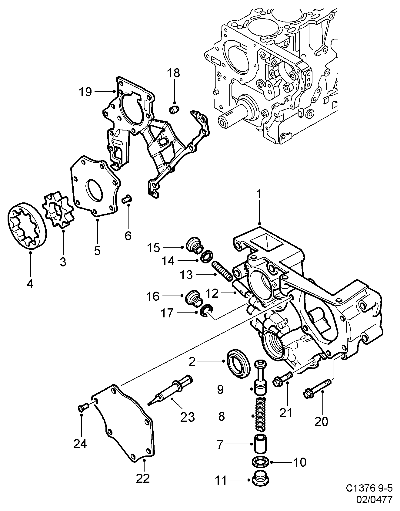 SAAB 9544107 - Винт, спирачен диск vvparts.bg