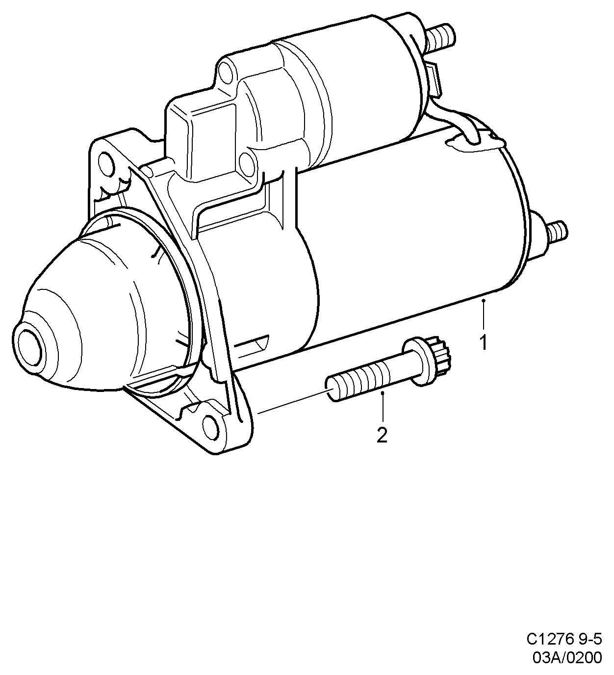 SAAB 51 94 766 - Стартер vvparts.bg