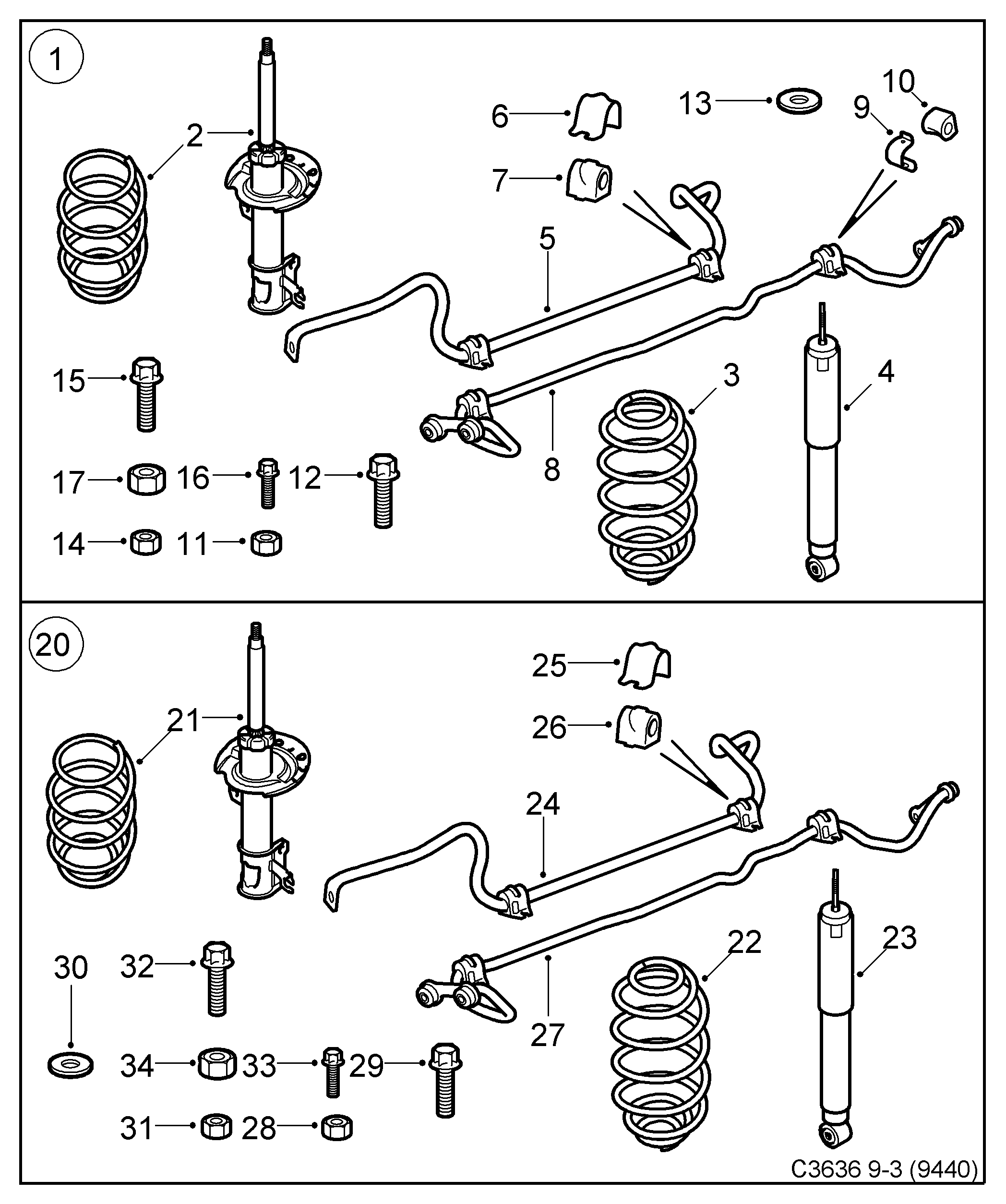 Opel 24436242 - Тампон на макферсън vvparts.bg