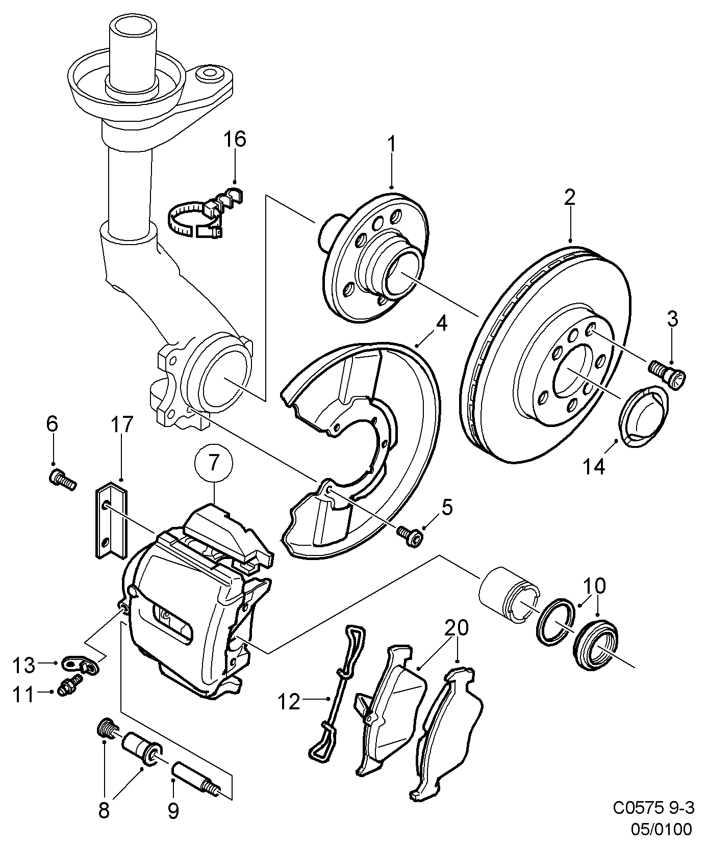 SAAB 45 68 192 - Главина на колелото vvparts.bg