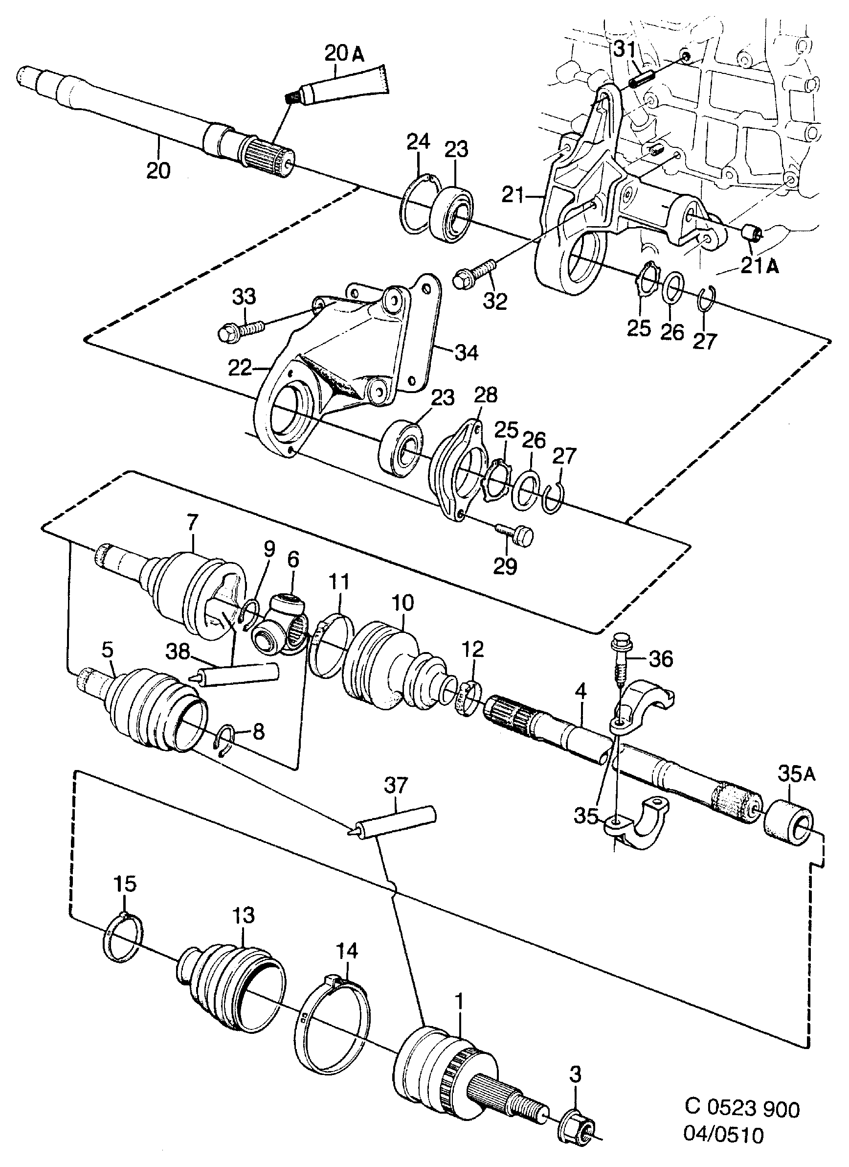 Opel 4242319 - Каре комплект, полуоска vvparts.bg