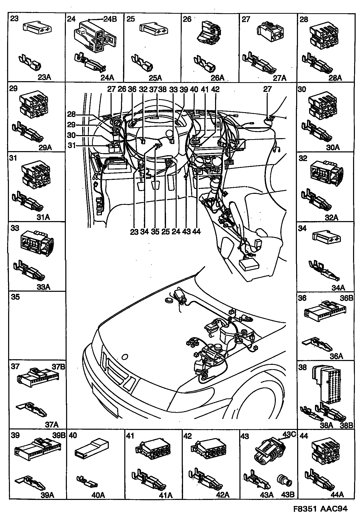 Vauxhall 4409165 - Спирачен маркуч vvparts.bg