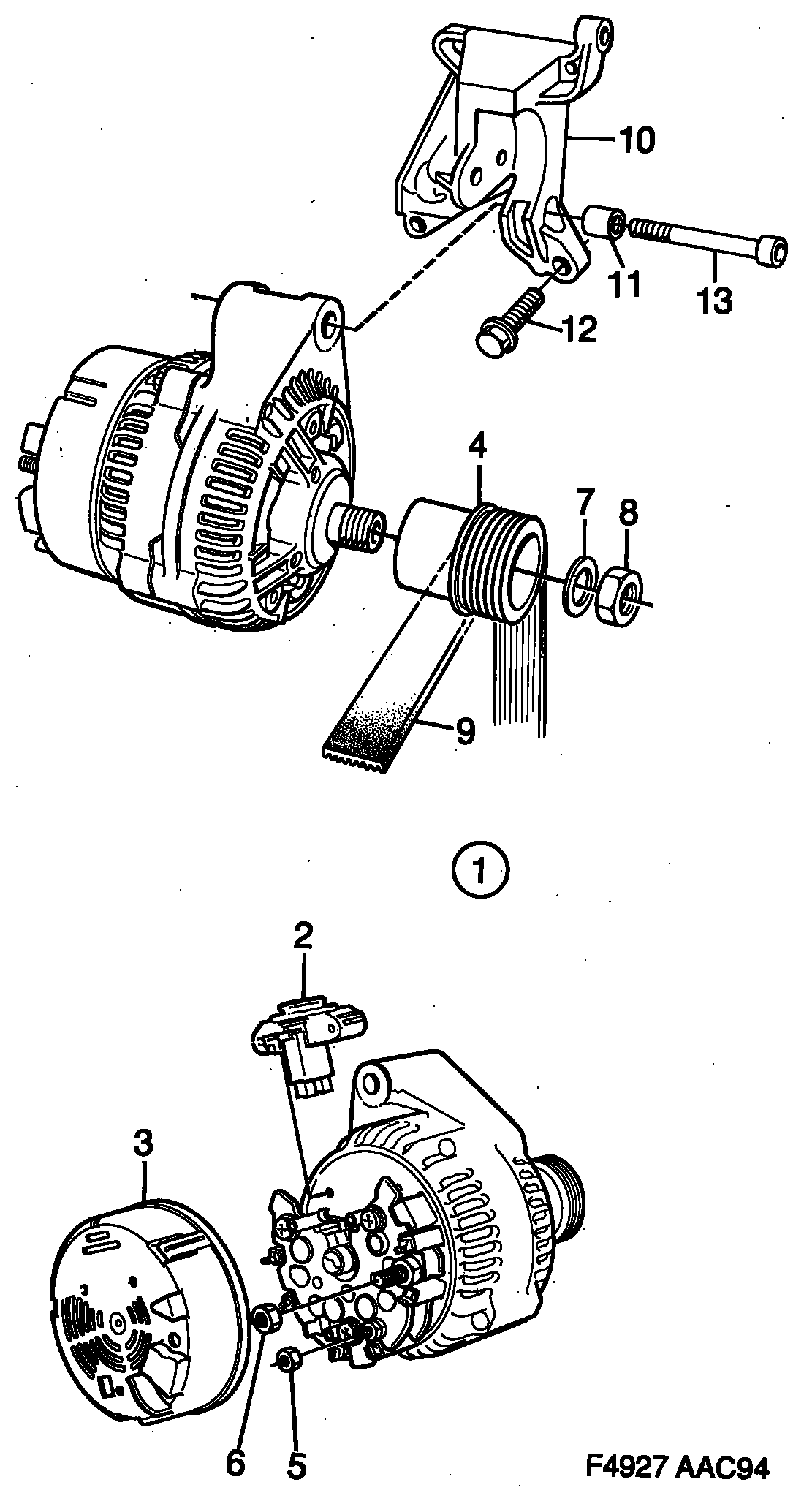 SAAB 42 31 726 - Генератор vvparts.bg