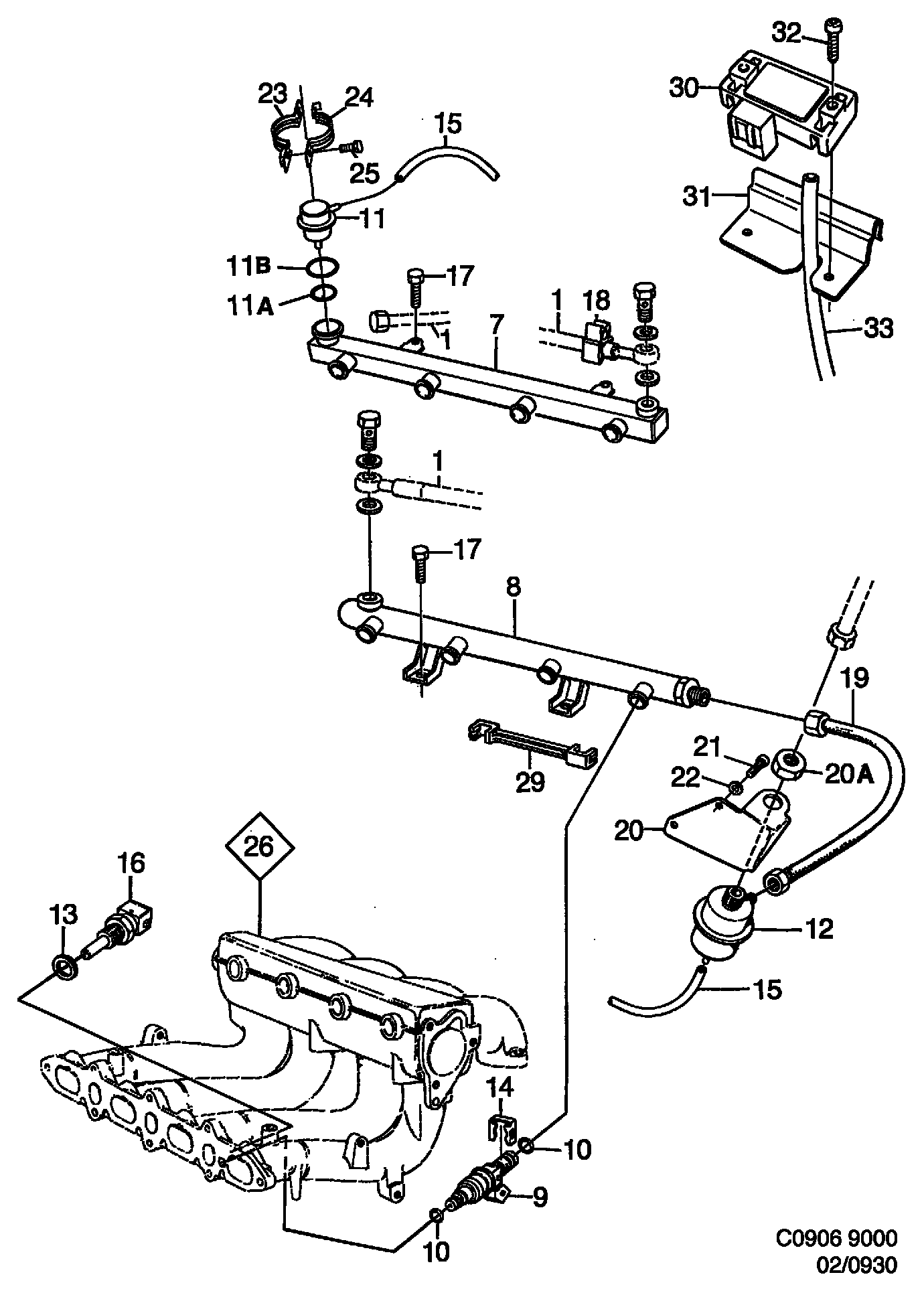 Vauxhall 9177213 - Датчик, температура на охладителната течност vvparts.bg