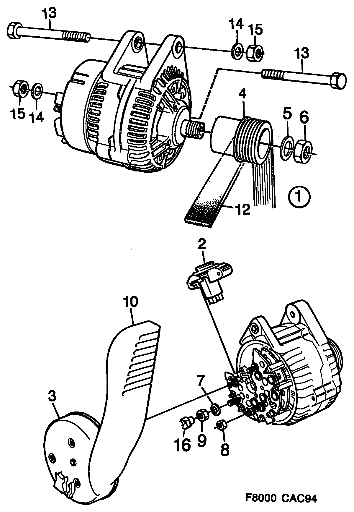 SAAB 47 39 066 - Генератор vvparts.bg