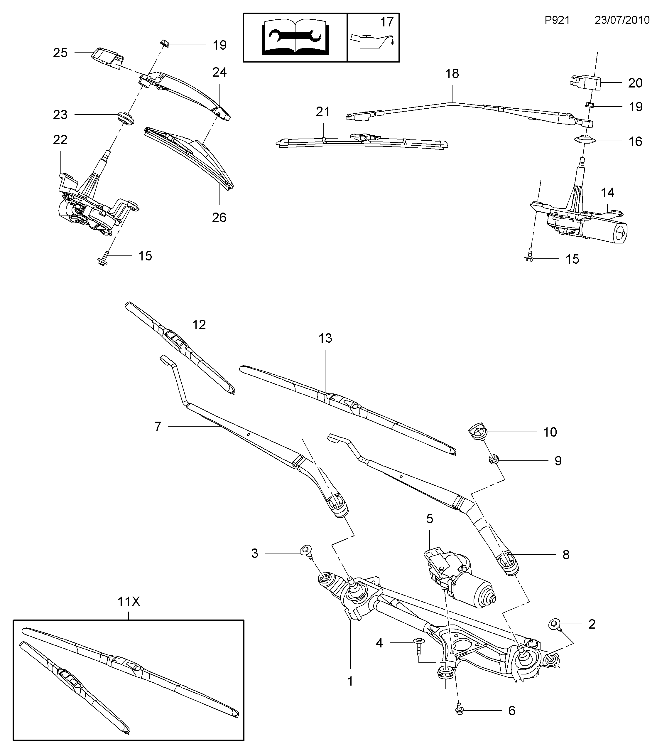 Opel 1272337 - Перо на чистачка vvparts.bg