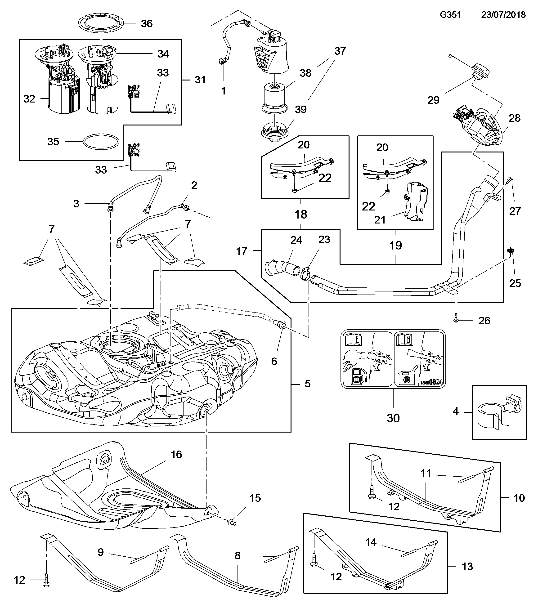 Opel 813067 - Горивен филтър vvparts.bg