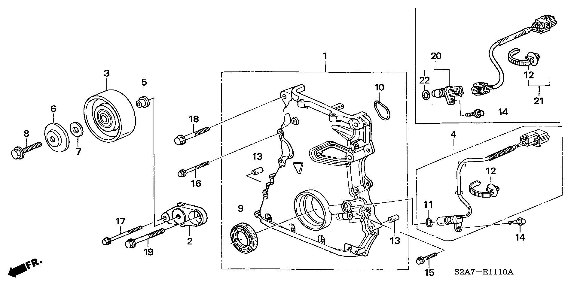 Honda 31190PCX000 - Паразитна / водеща ролка, пистов ремък vvparts.bg