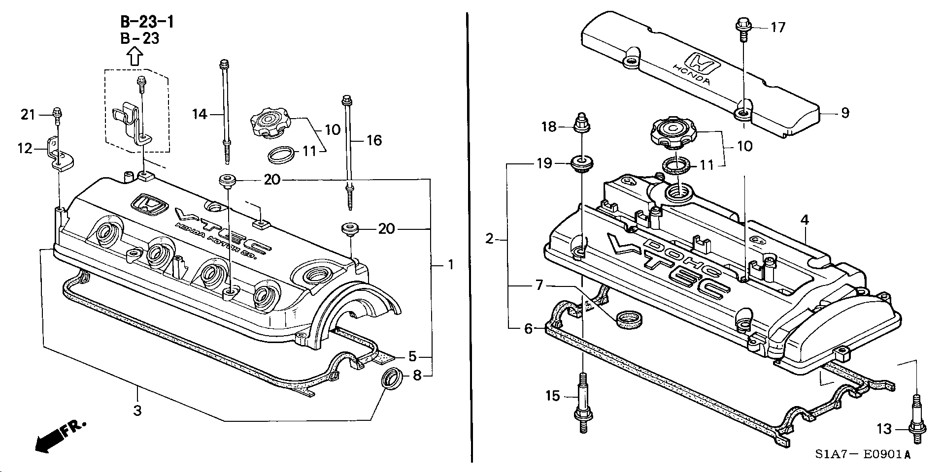 Honda 90442-P0A-000 - Гарнитура vvparts.bg