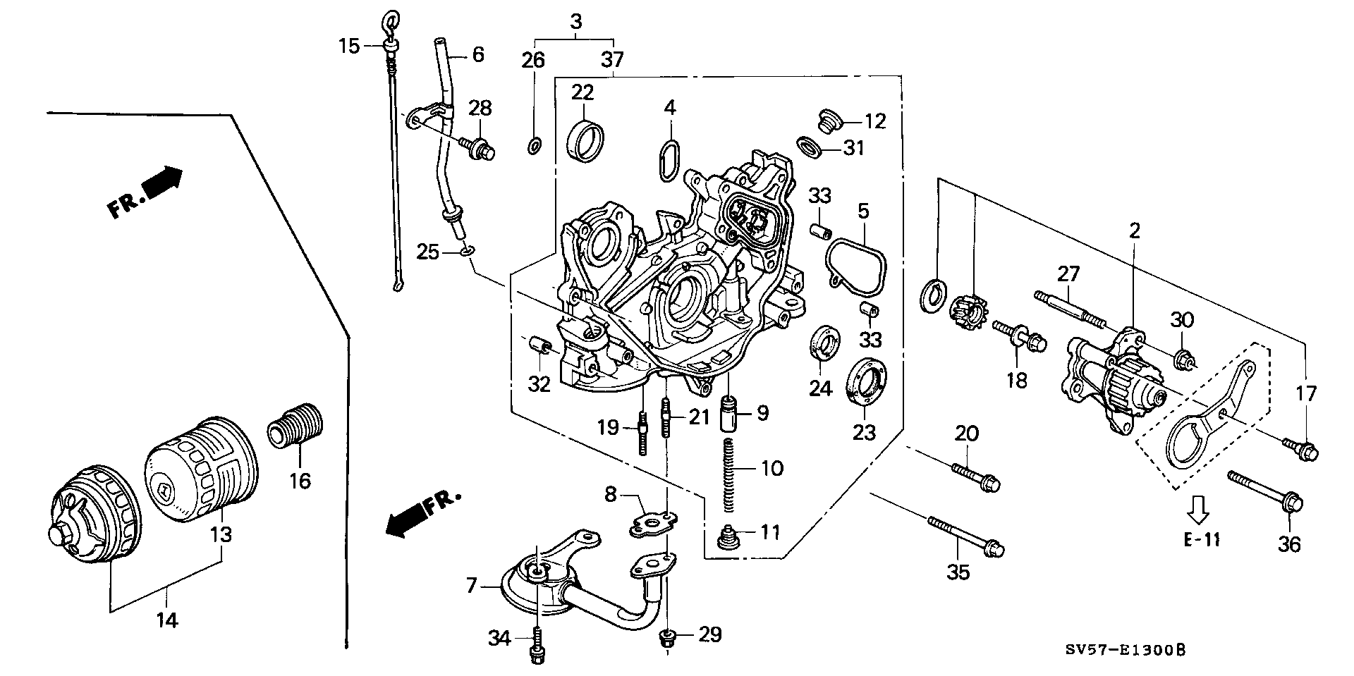 Honda 15400-PR3-004 - Маслен филтър vvparts.bg