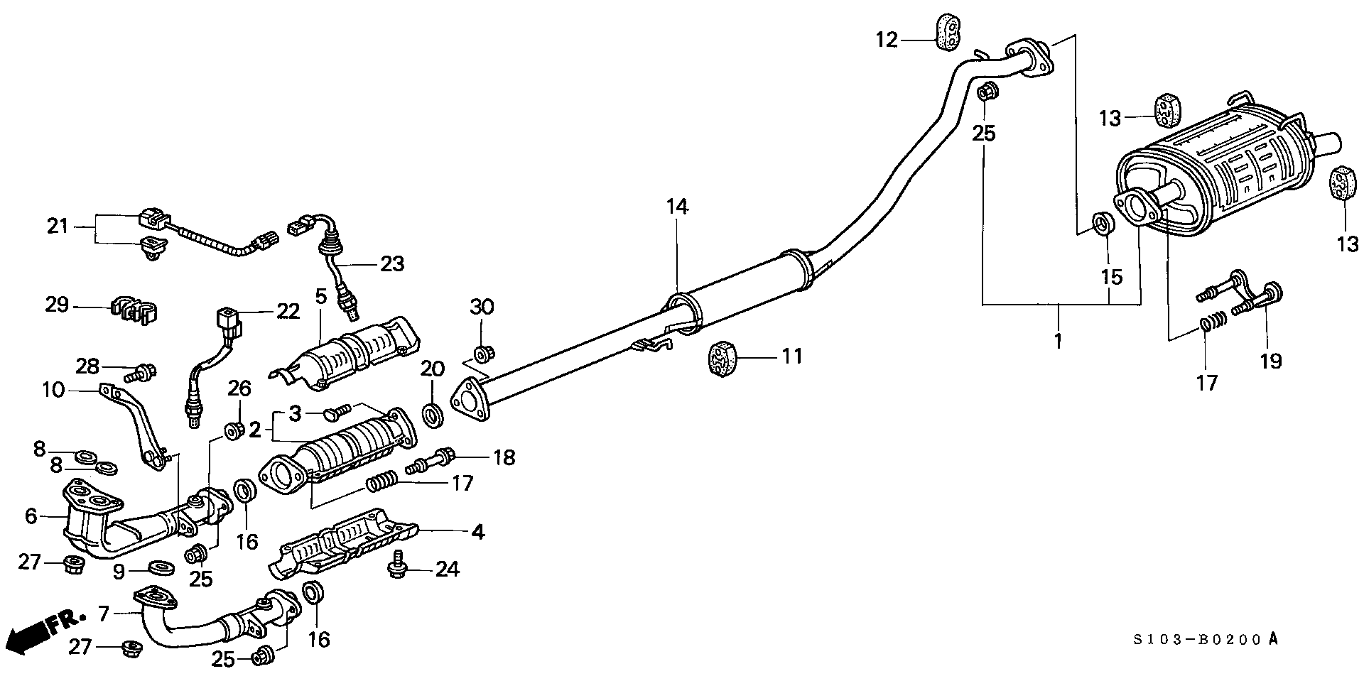 ACURA 36532-P3F-A11 - Ламбда-сонда vvparts.bg