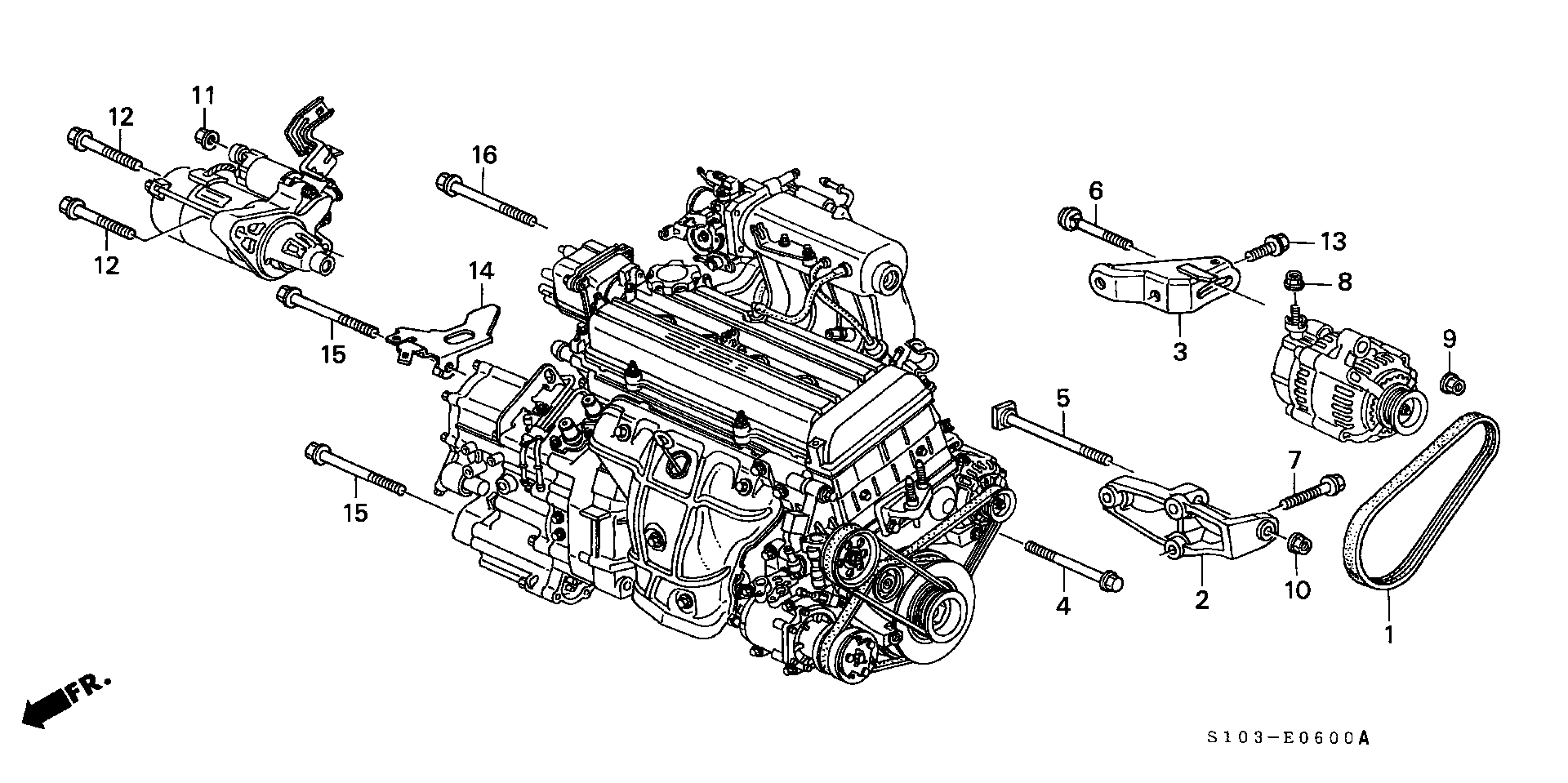 Honda 31110-P3F-004 - Пистов ремък vvparts.bg