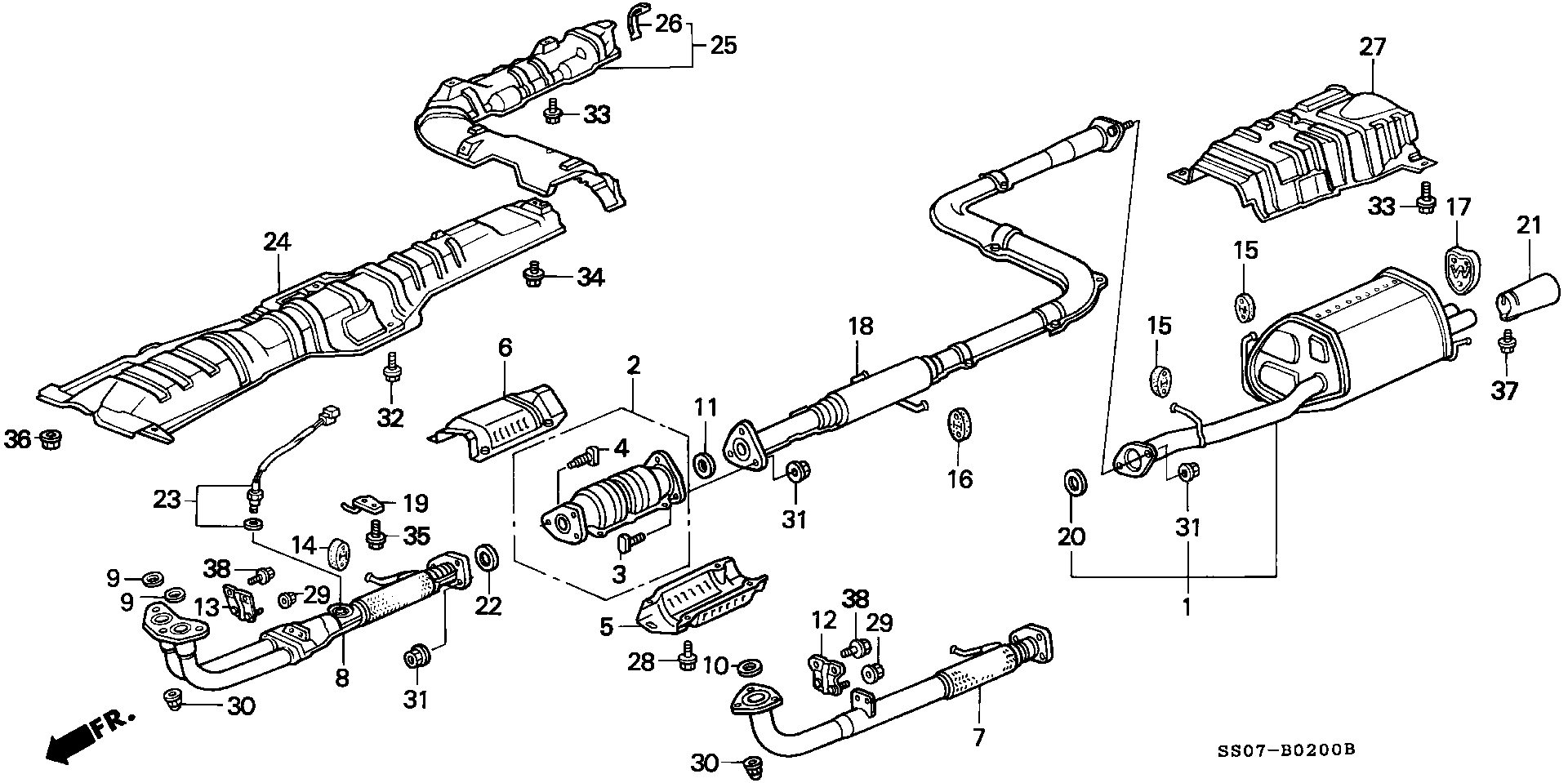 Chevrolet 18215SA7000 - Държач, гърне vvparts.bg