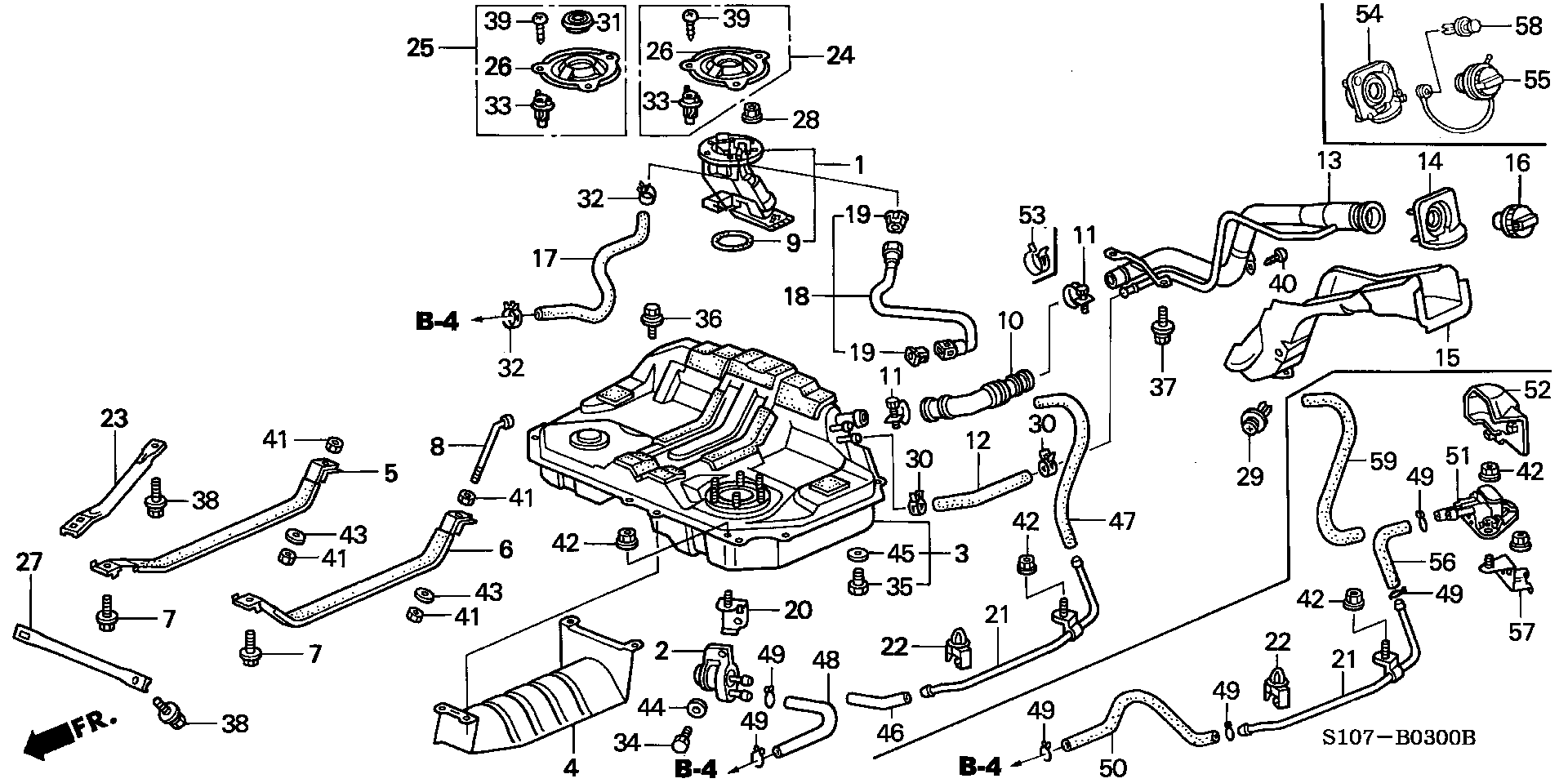 Honda 17040S10A01 - Горивна помпа vvparts.bg