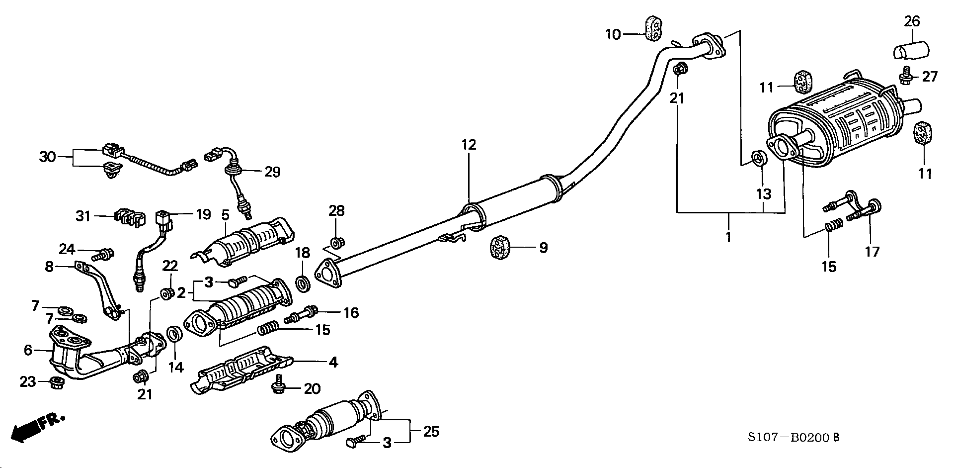 PEUGEOT 18215SH3J80 - Скоба, изпускателна система vvparts.bg