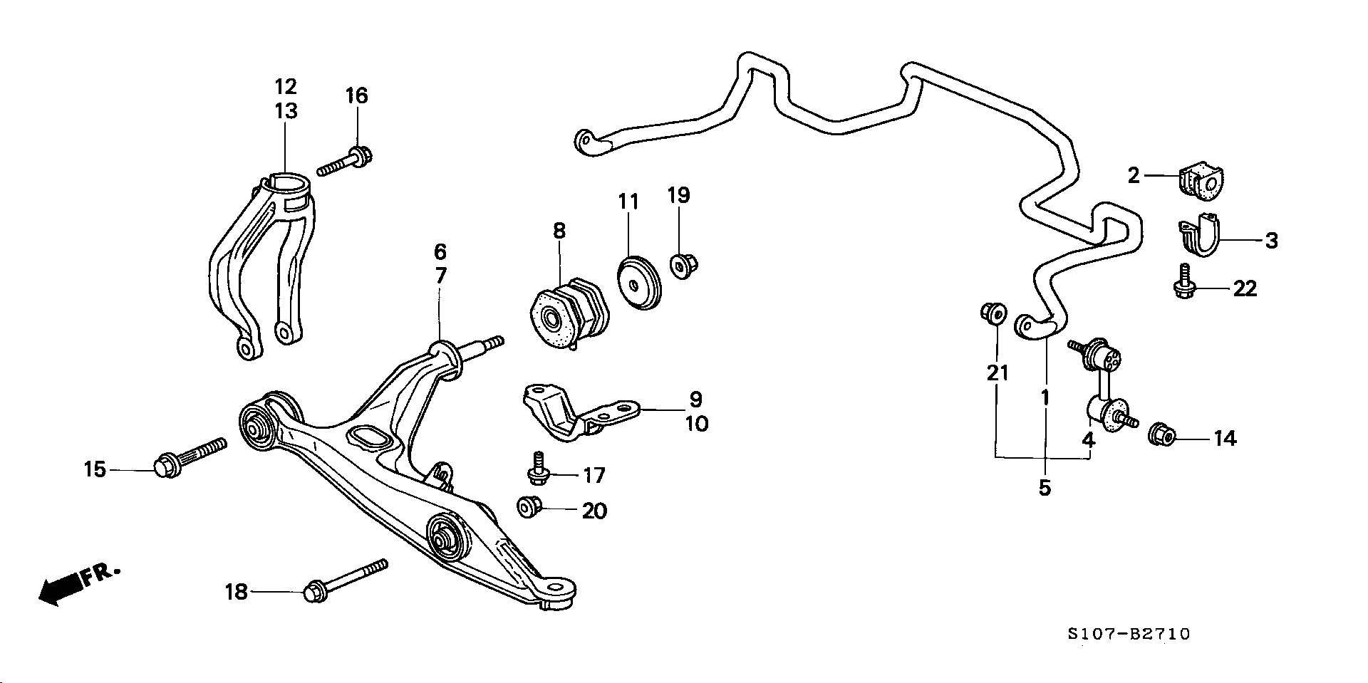 Honda 51330-S10-020 - Биалета vvparts.bg