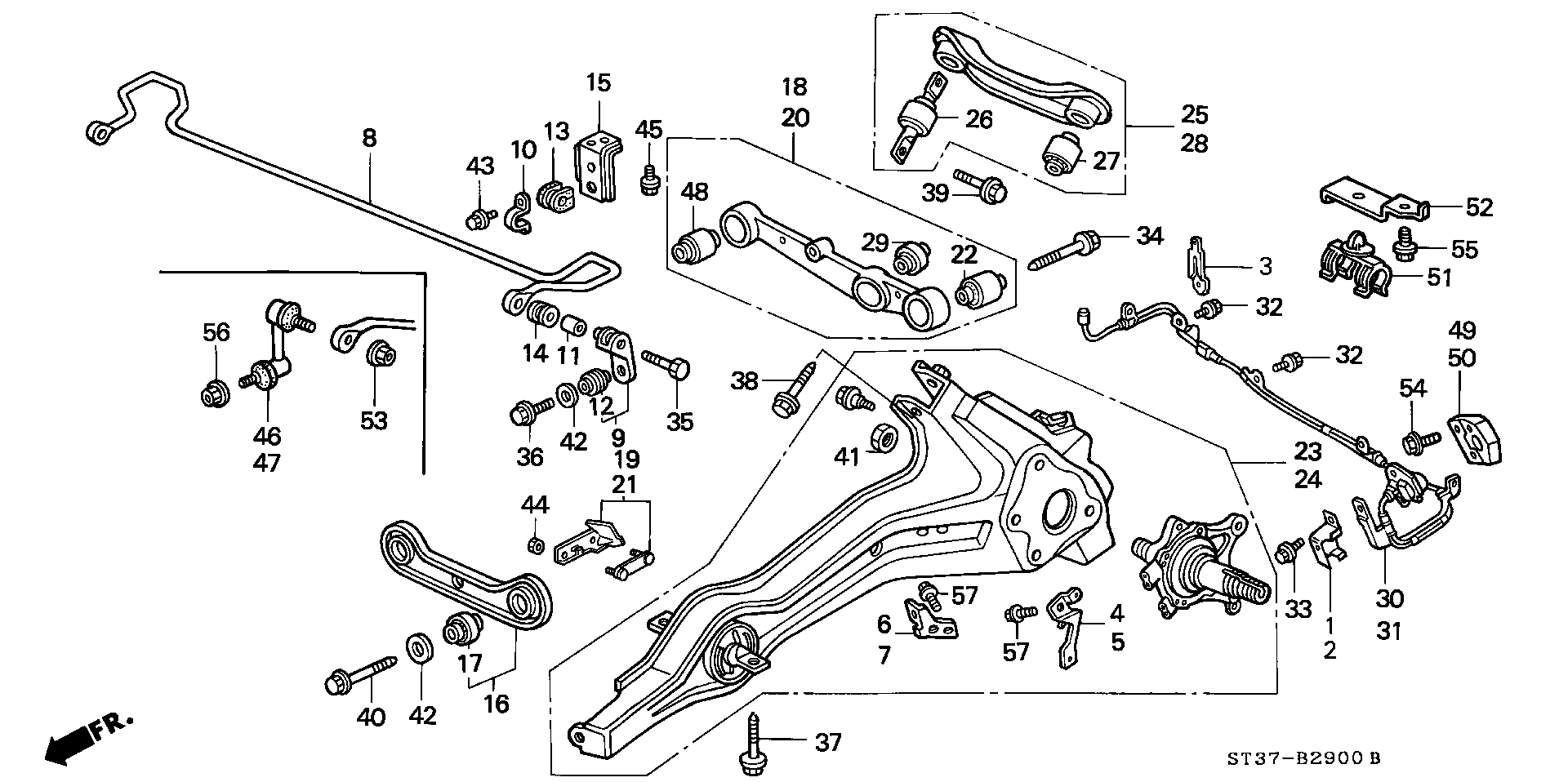 Honda 52350-ST3-950* - Тампон, носач vvparts.bg