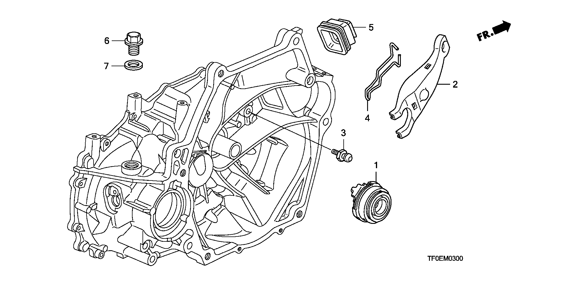 Honda 22810-RPF-003 - Аксиален лагер vvparts.bg