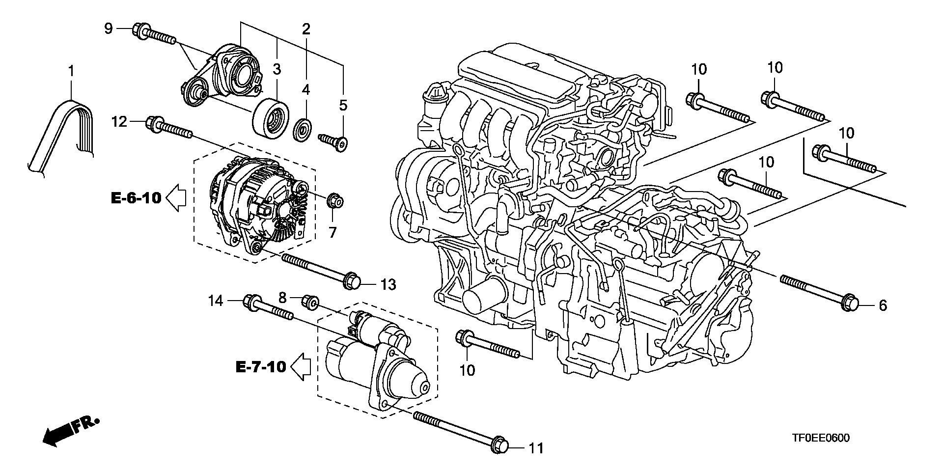 Honda 31110-RB0-G01 - Пистов ремък vvparts.bg