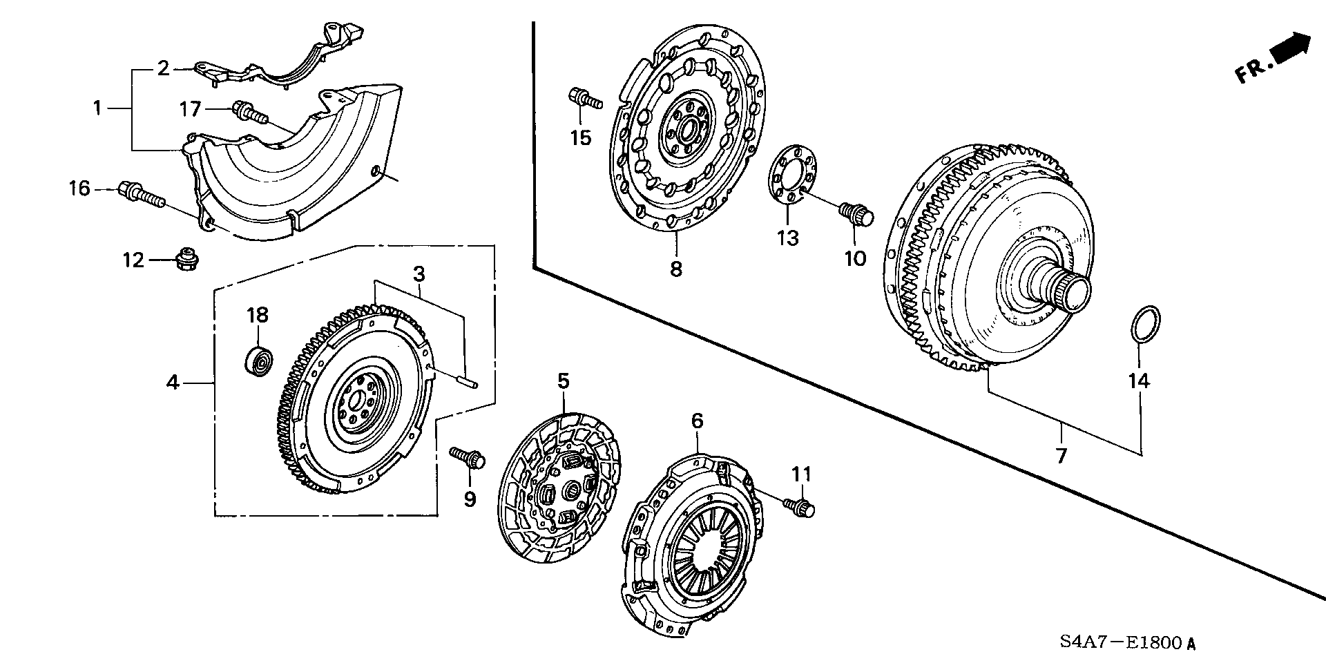 Honda 91006634008 - Направляващ лагер, съединител vvparts.bg