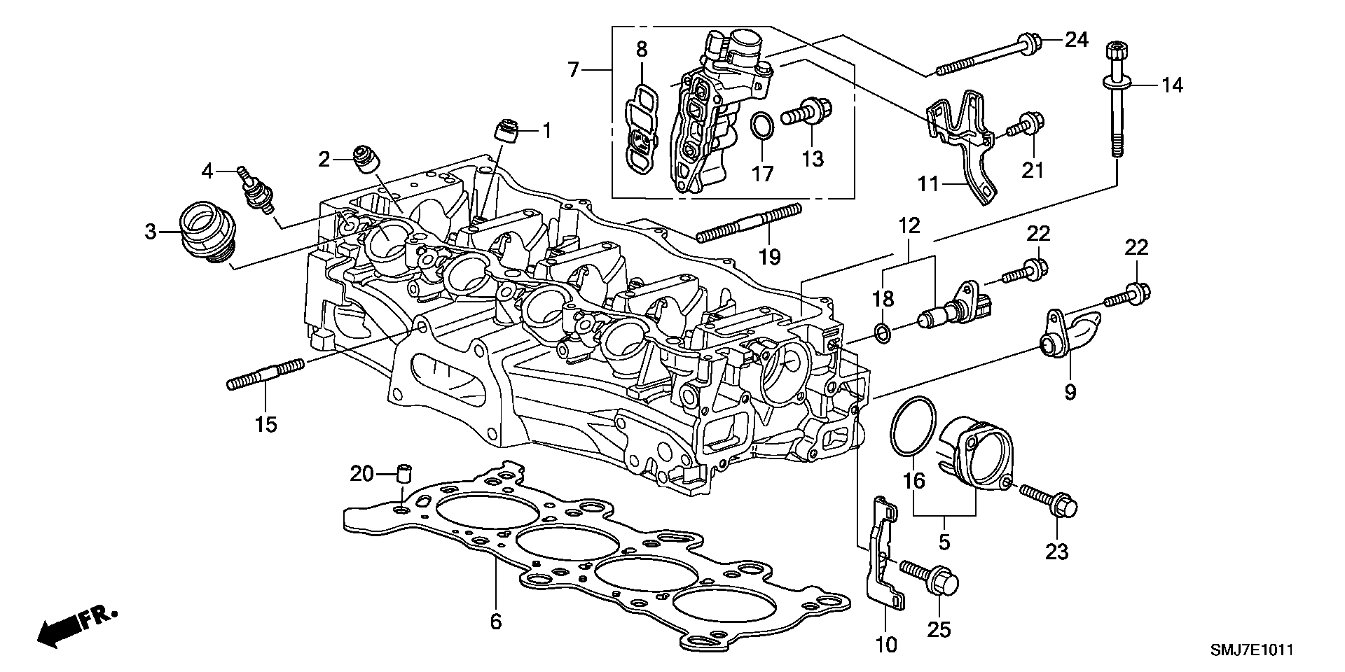 Honda 12211-PZ1-004 - Гумичка на клапан, уплътн. пръстен, стъбло на кл. vvparts.bg