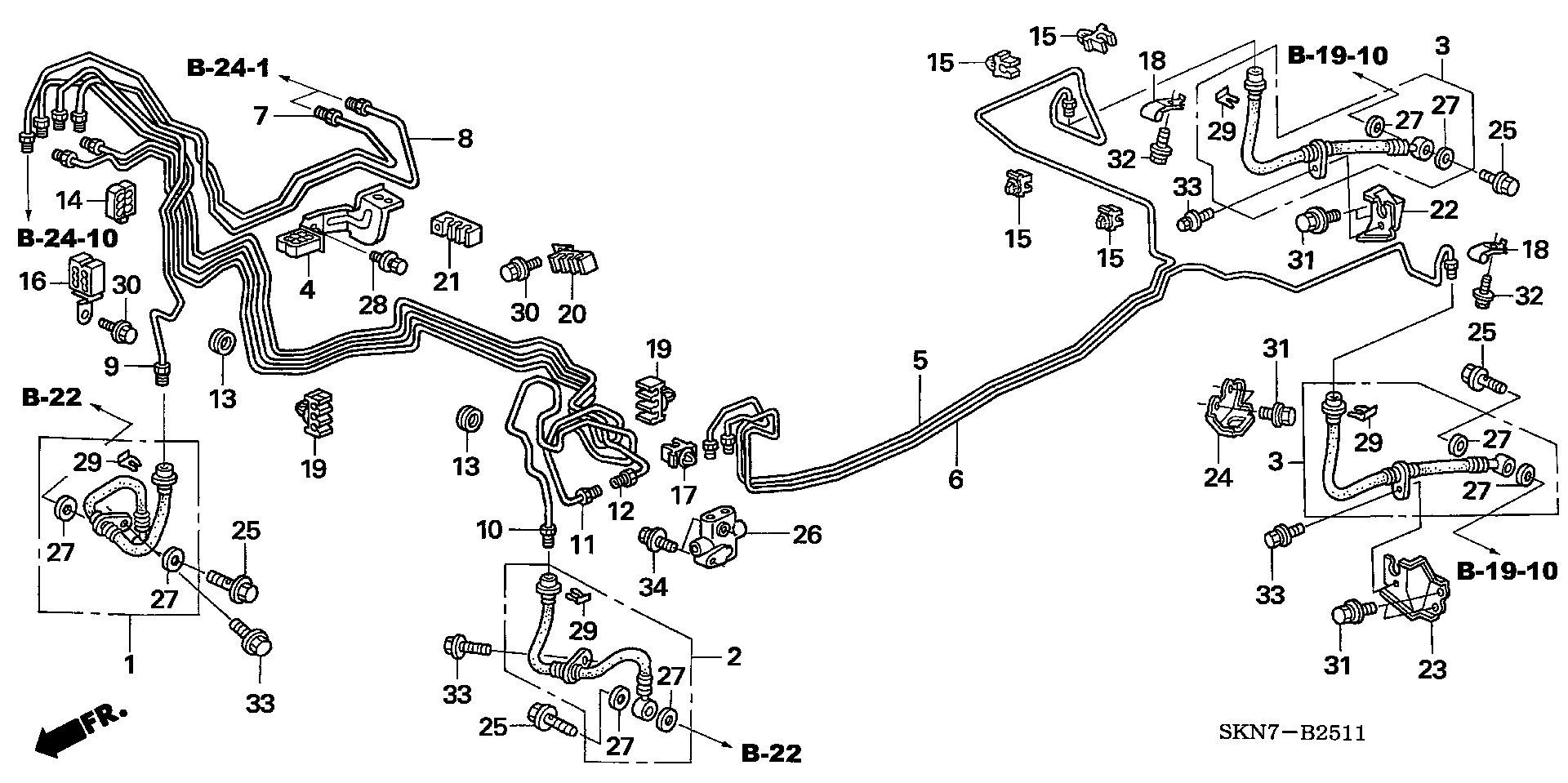 Honda 01466-S9A-E01 - Спирачен маркуч vvparts.bg