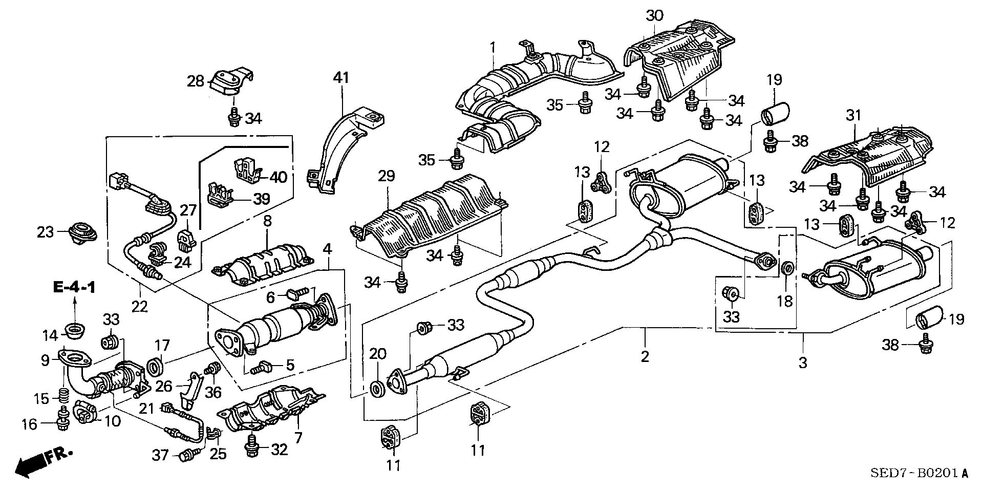 Honda 36532-RAD-L11 - Ламбда-сонда vvparts.bg