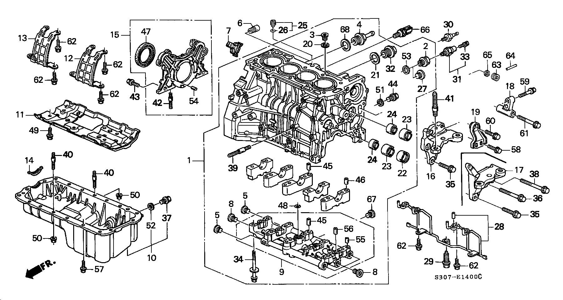 ACURA 37240-P13-013 - Датчик, налягане на маслото vvparts.bg