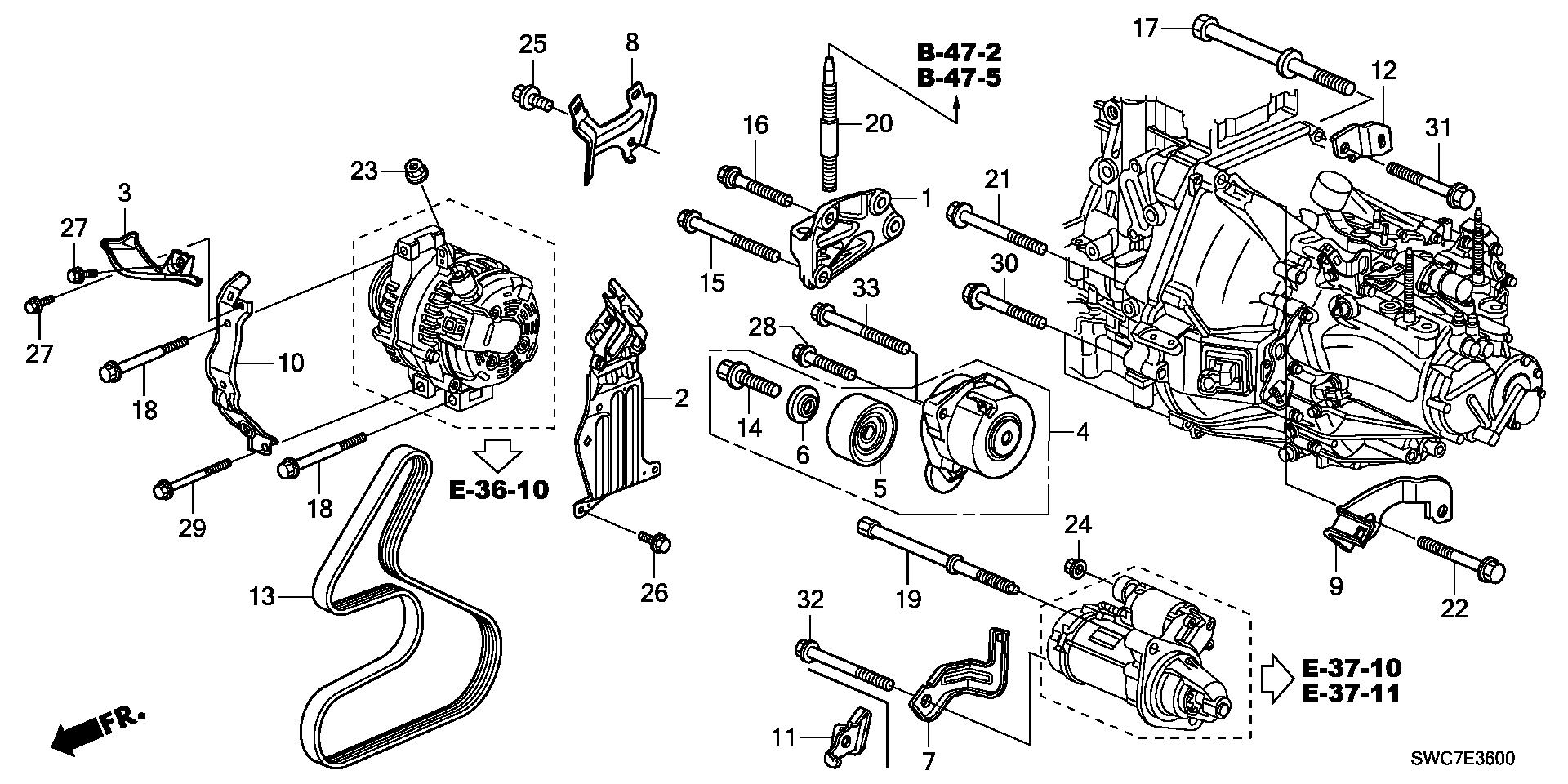 Land Rover 56992RFWG01 - Пистов ремък vvparts.bg