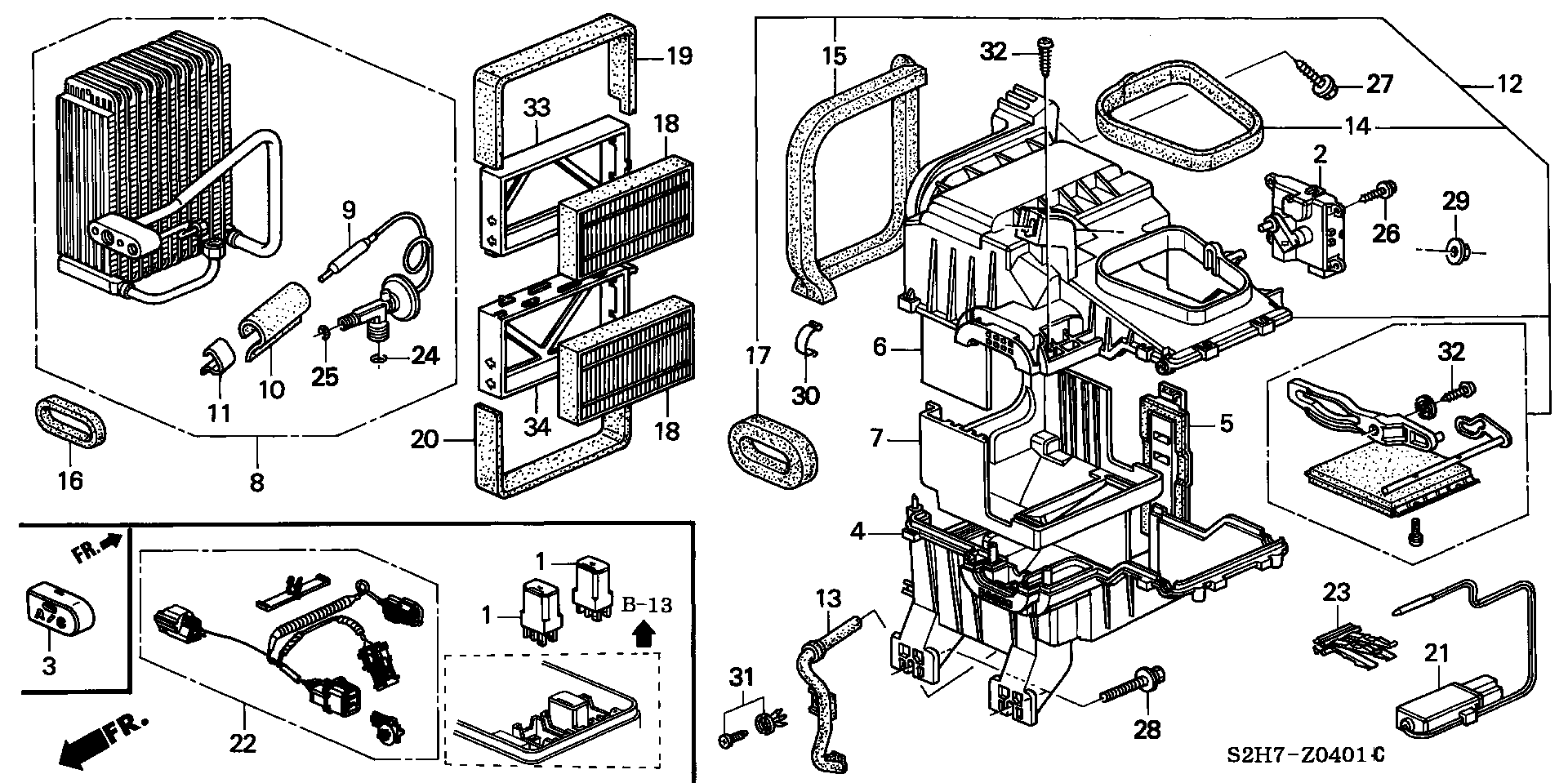 Honda 80297S50003 - Филтър купе (поленов филтър) vvparts.bg