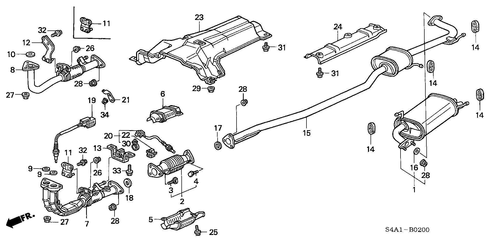 HONDA Motorcycles 36532 PDE E02 - Ламбда-сонда vvparts.bg