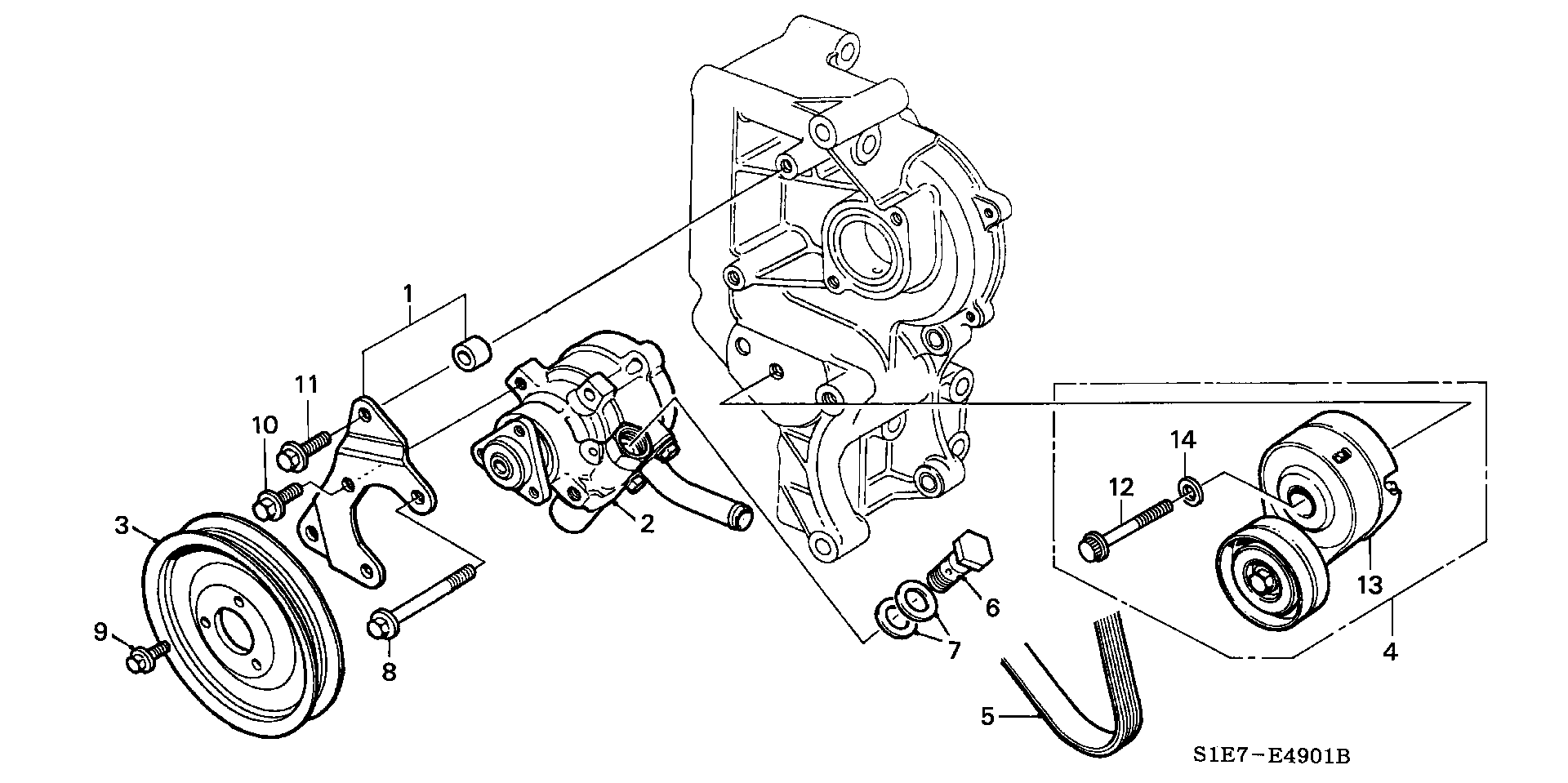 Honda 56910-P5T-G00 - Ремъчен обтегач, пистов ремък vvparts.bg
