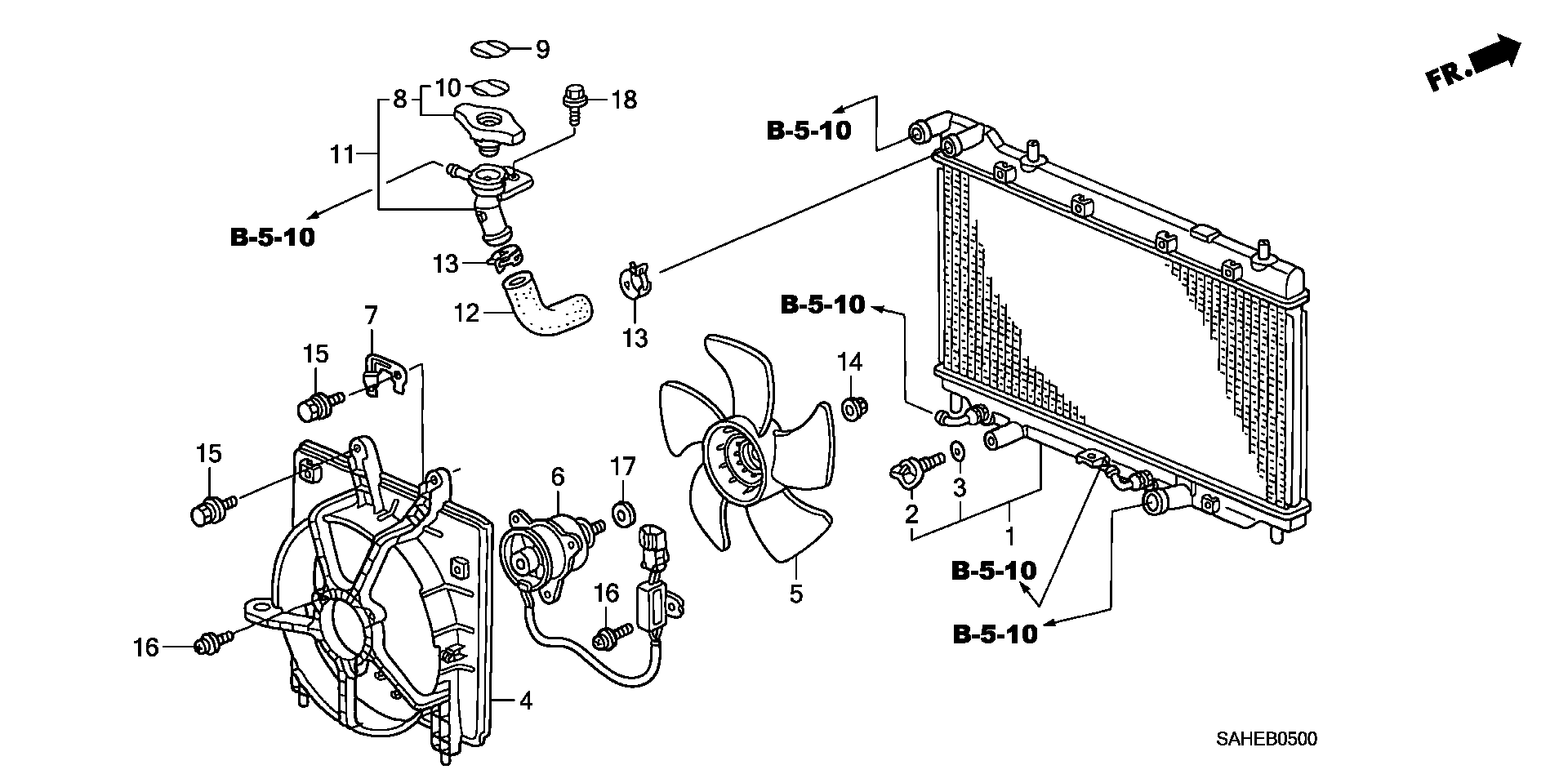 ACURA 19045-PWA-004 - Капачка, радиатор vvparts.bg