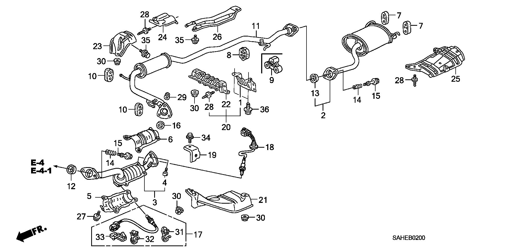 DAEWOO 18215-S5A-J01 - Скоба, изпускателна система vvparts.bg